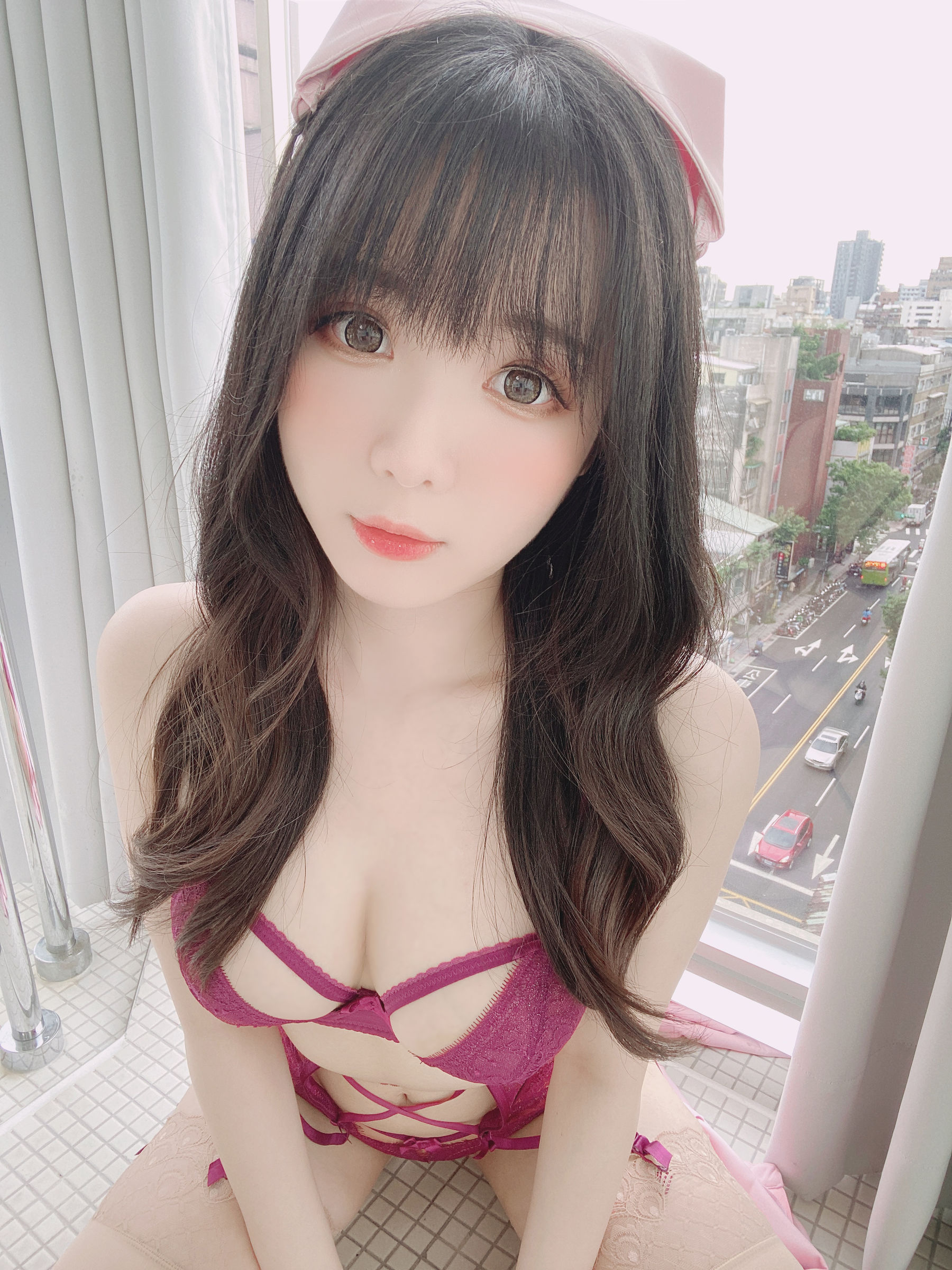 微博妹纸霜月shimo - ピンクナース__-图3