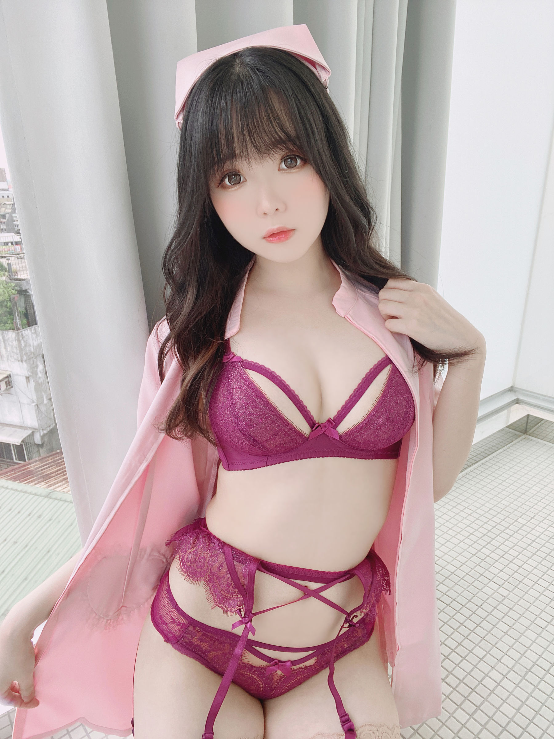 微博妹纸霜月shimo - ピンクナース__-图4