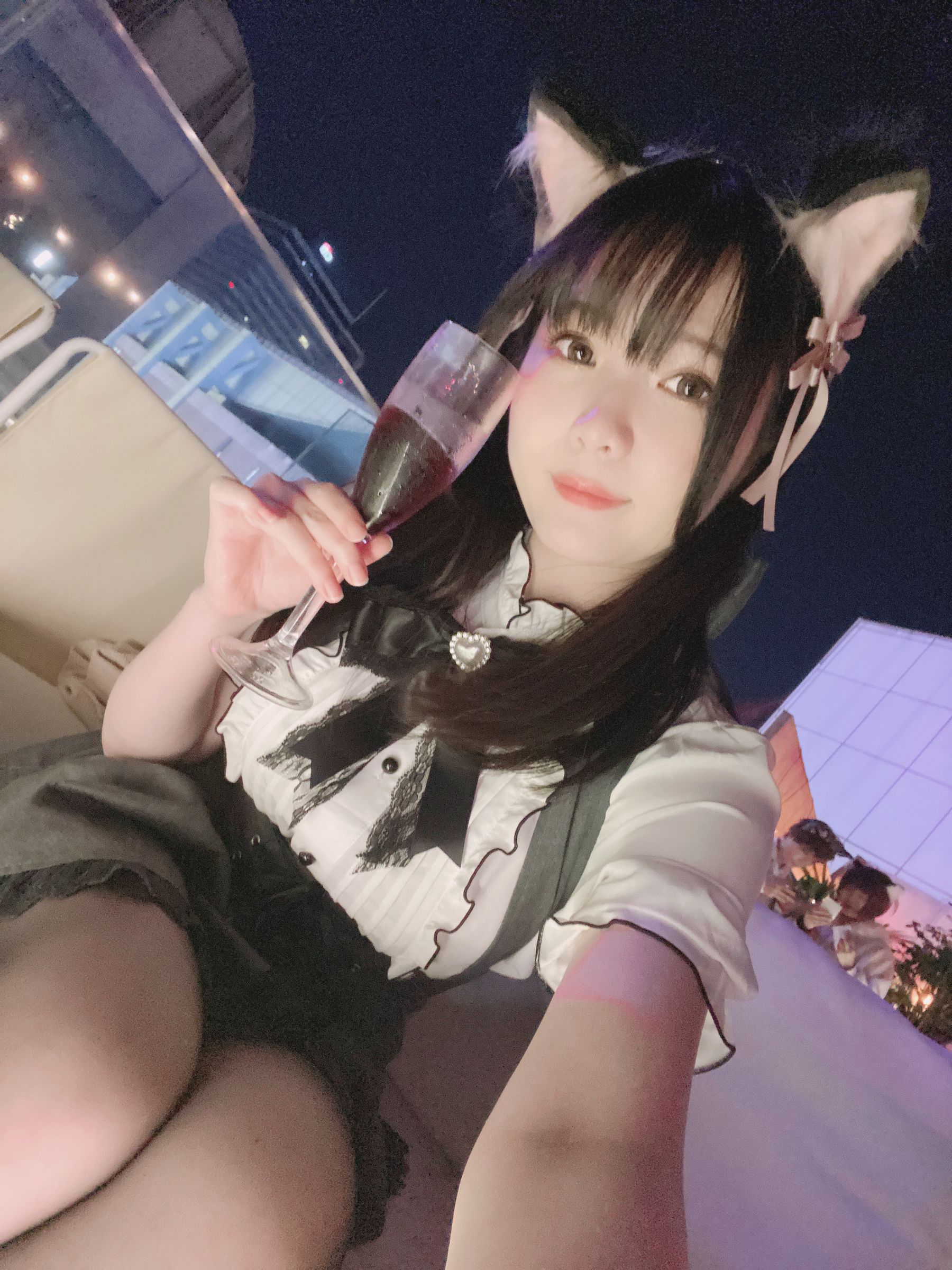 微博妹纸霜月shimo - 一緒に飲みますか？-图10
