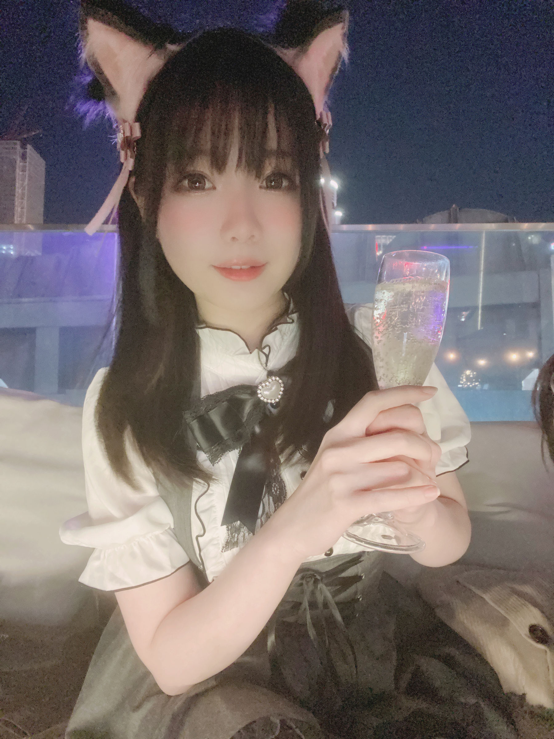 微博妹纸霜月shimo - 一緒に飲みますか？-图11