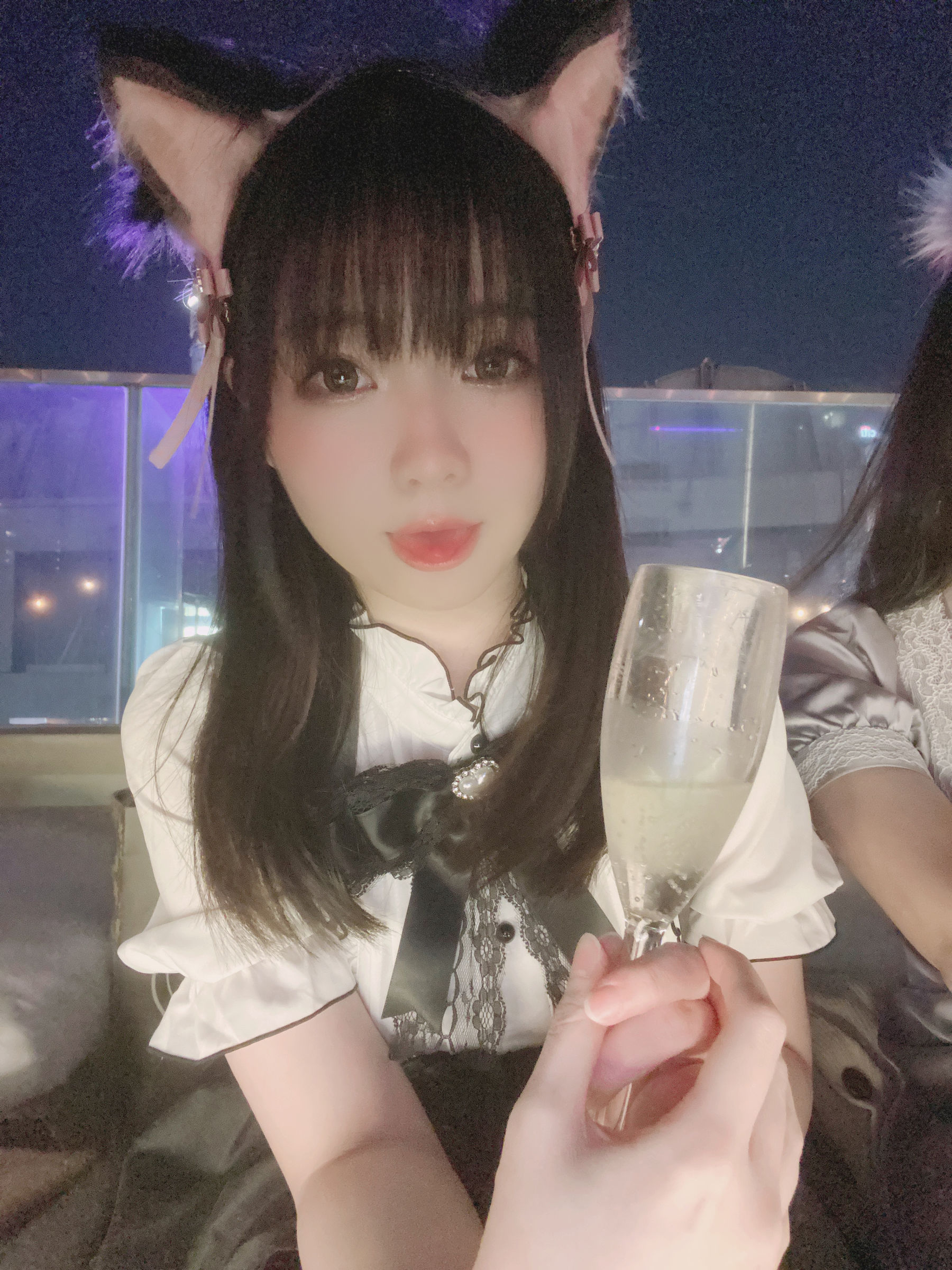 微博妹纸霜月shimo - 一緒に飲みますか？-图3