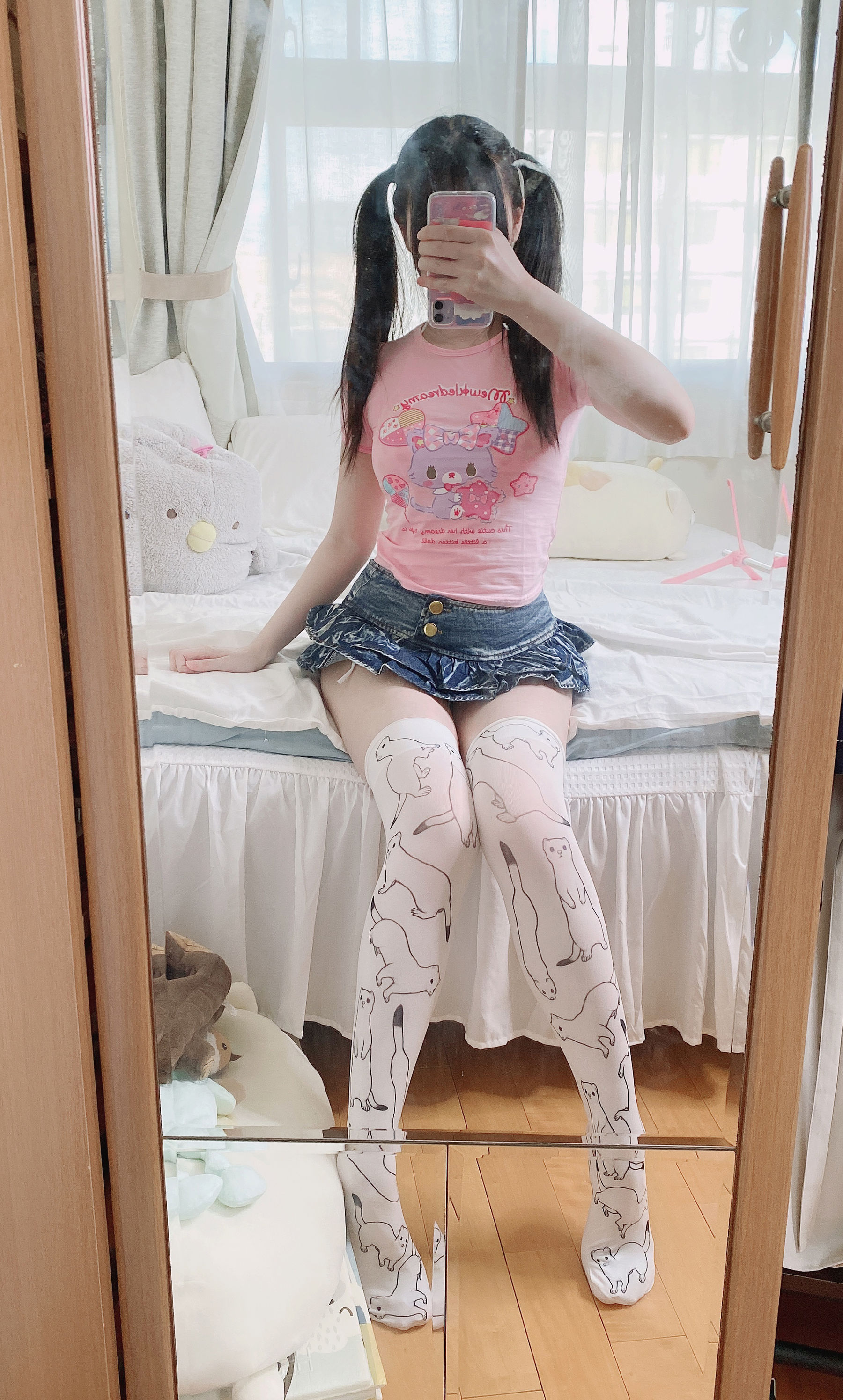 微博妹纸霜月shimo - 女児服着てみた-图9