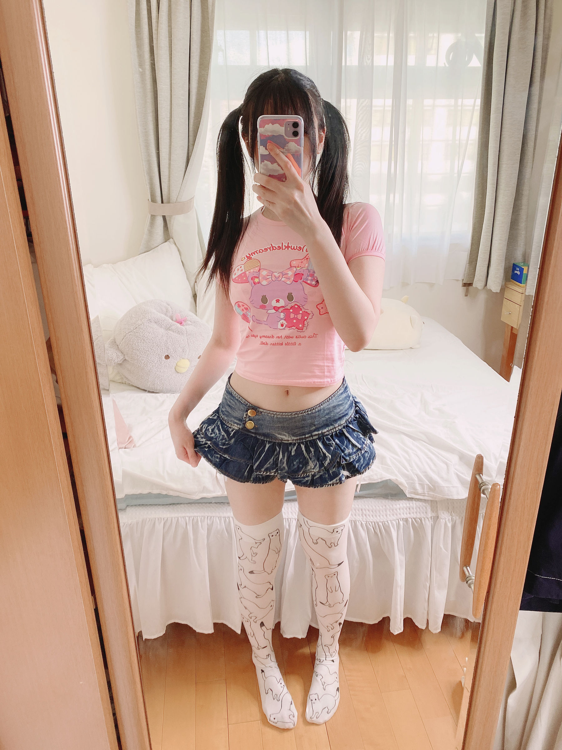 微博妹纸霜月shimo - 女児服着てみた-图11