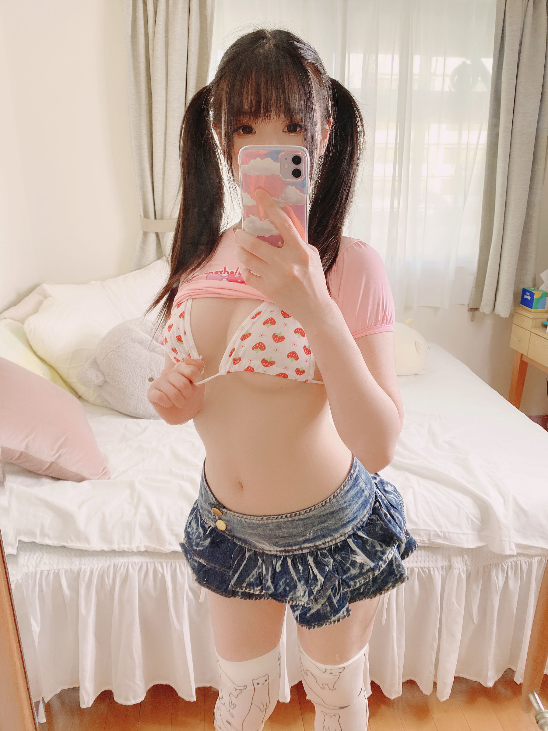 微博妹纸霜月shimo - 女児服着てみた-图2