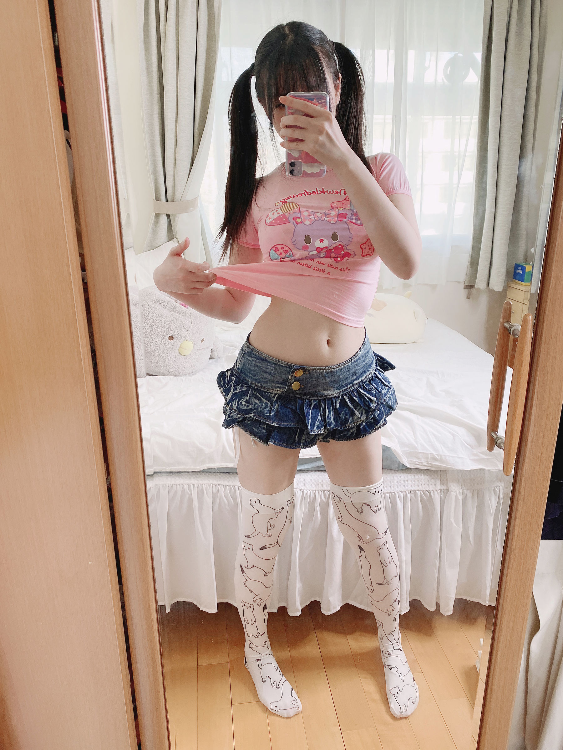 微博妹纸霜月shimo - 女児服着てみた-图8