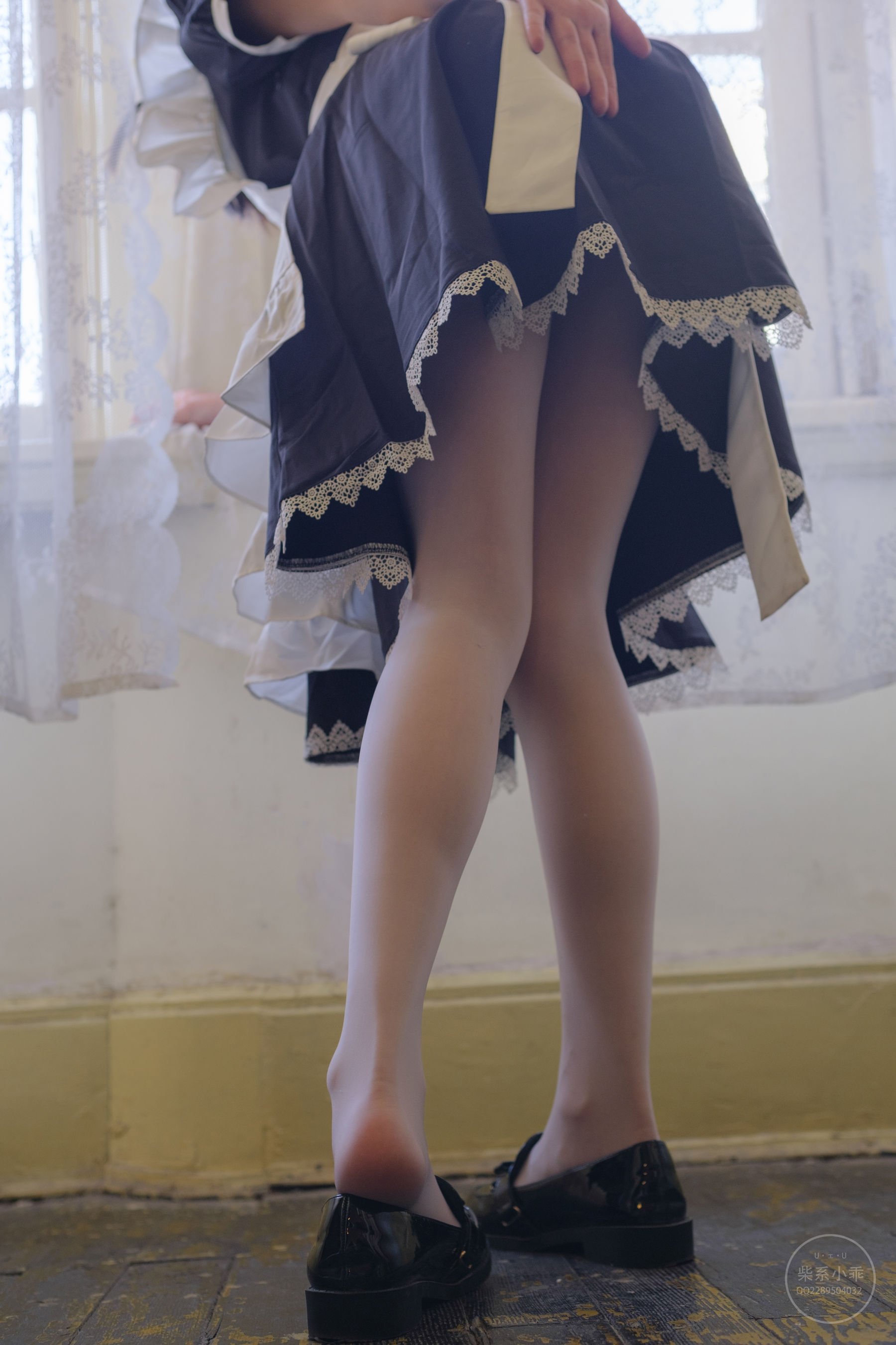 柴系小乖(稚乖画册) - 夜夜白丝女仆-图78