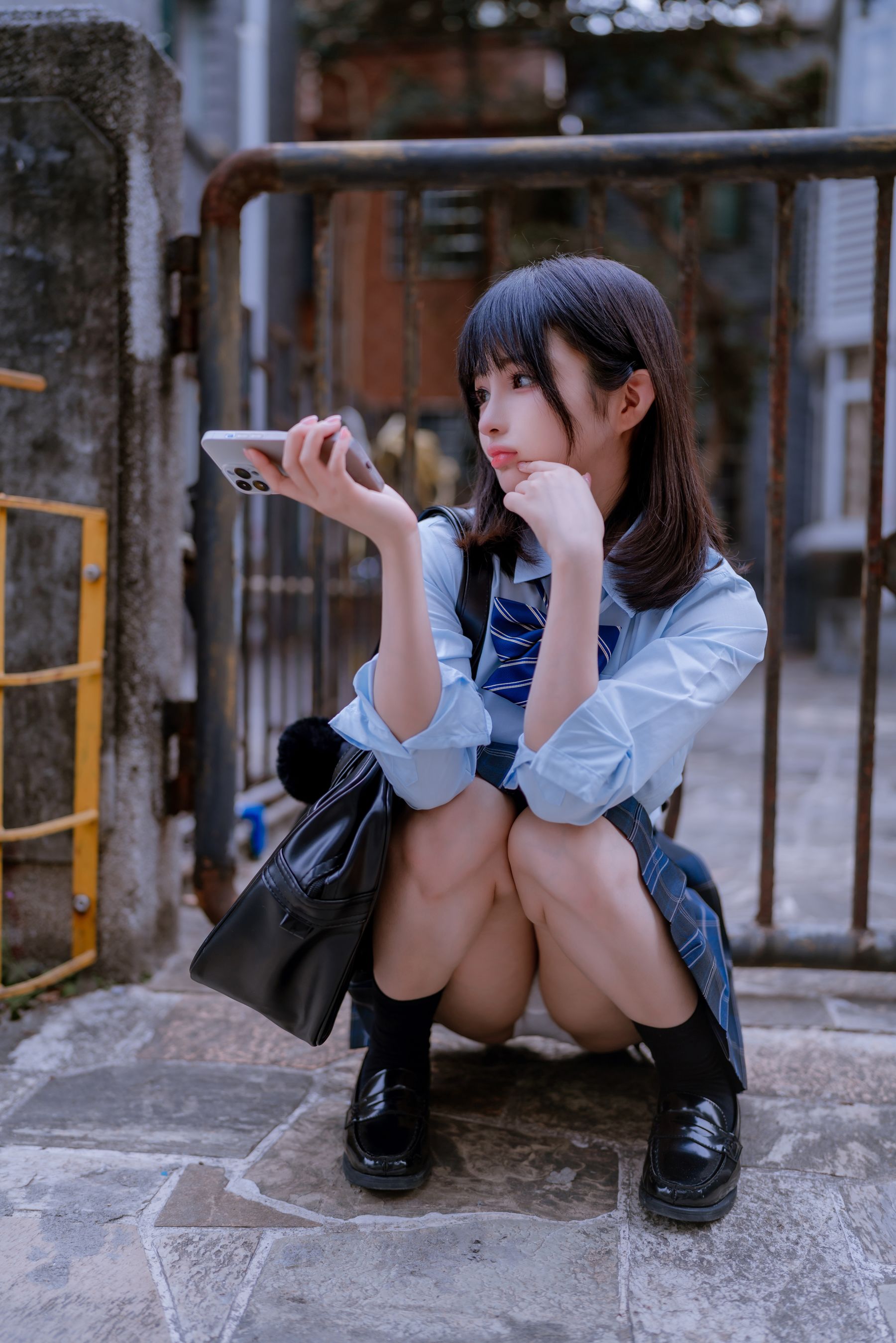 桜井宁宁 - JK之居家-图14