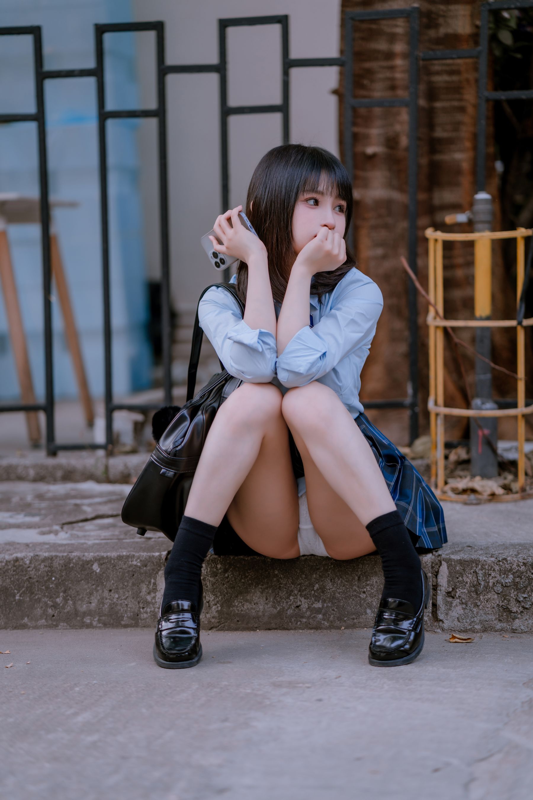 桜井宁宁 - JK之居家-图2