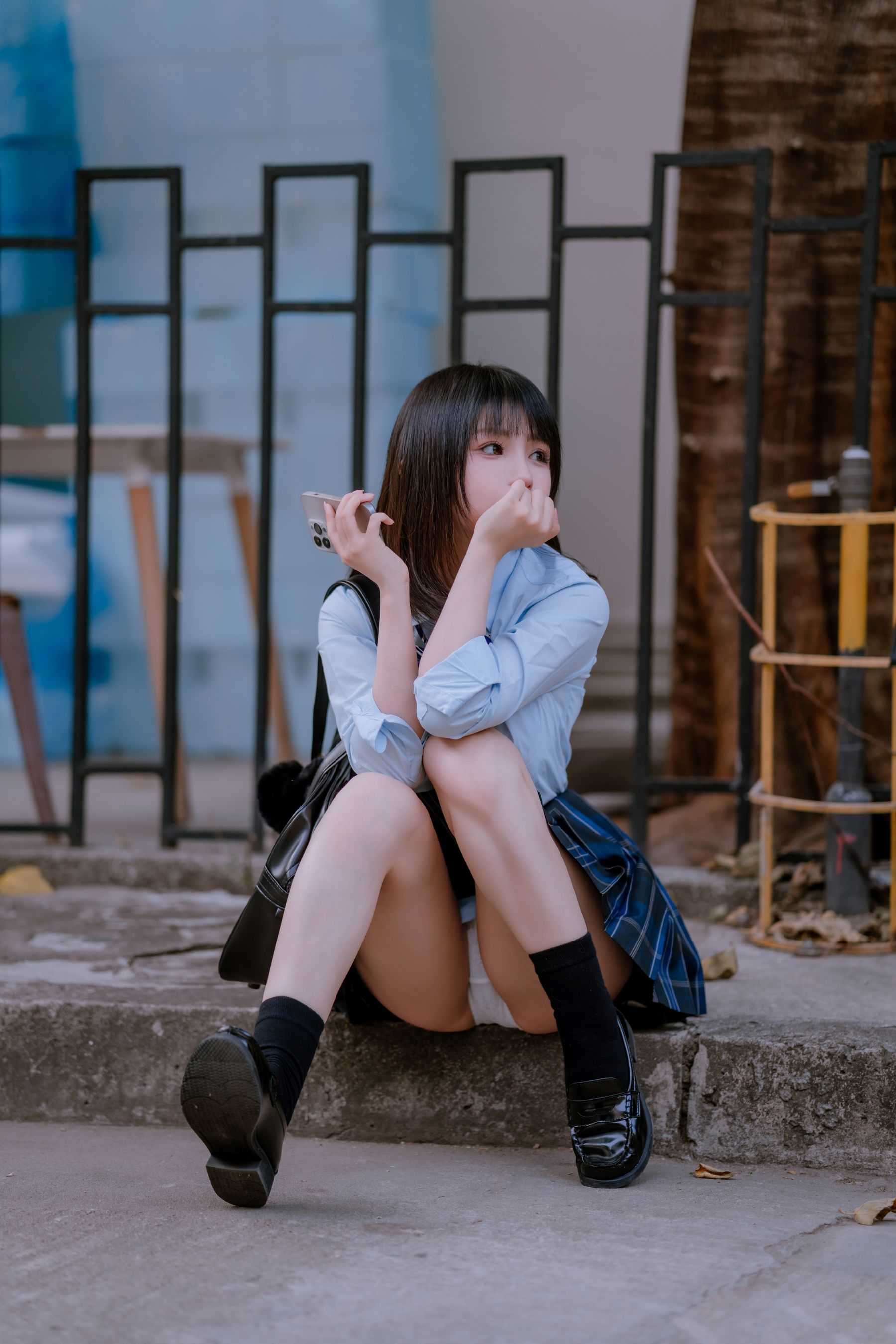 桜井宁宁 - JK之居家-图3