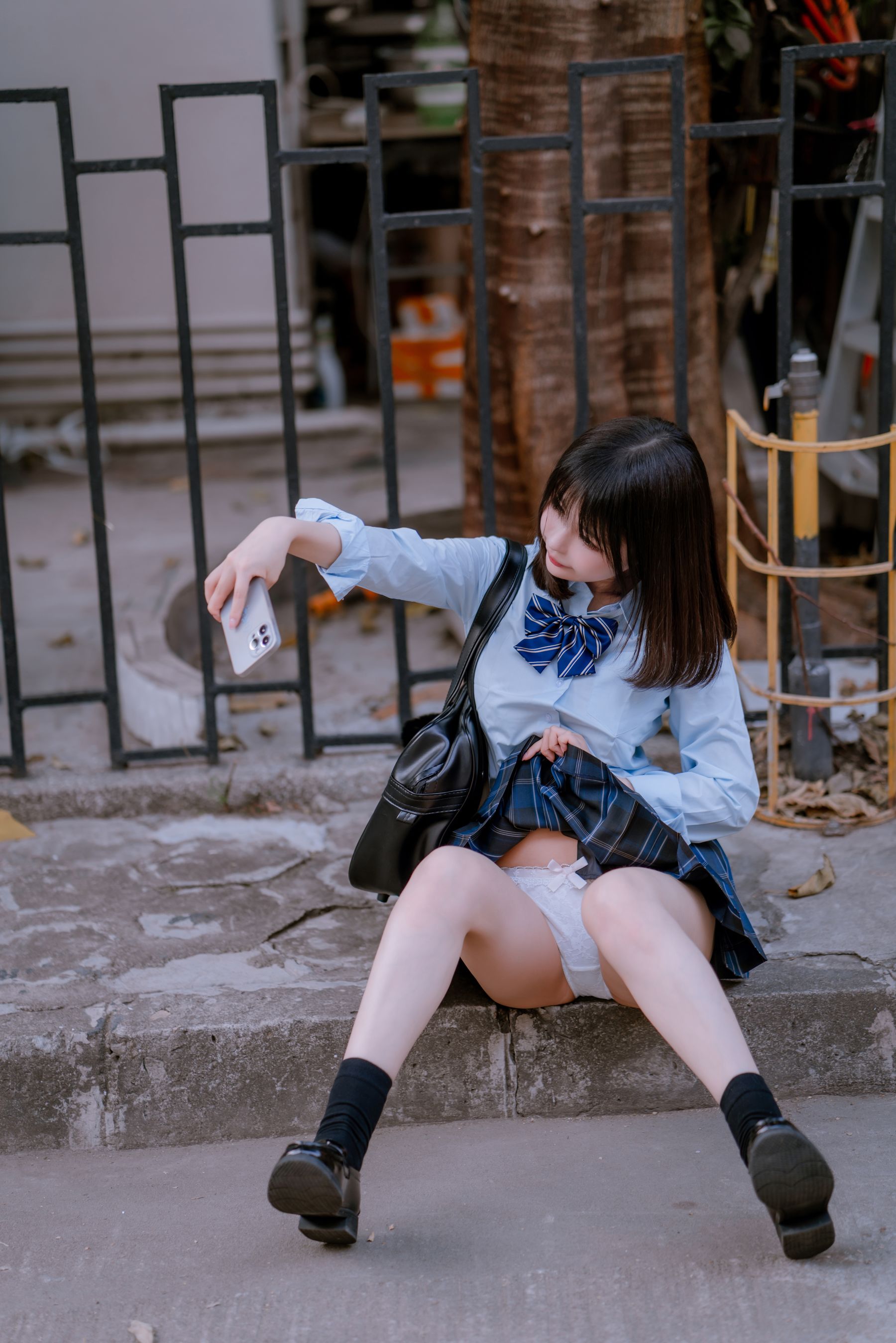 桜井宁宁 - JK之居家-图5