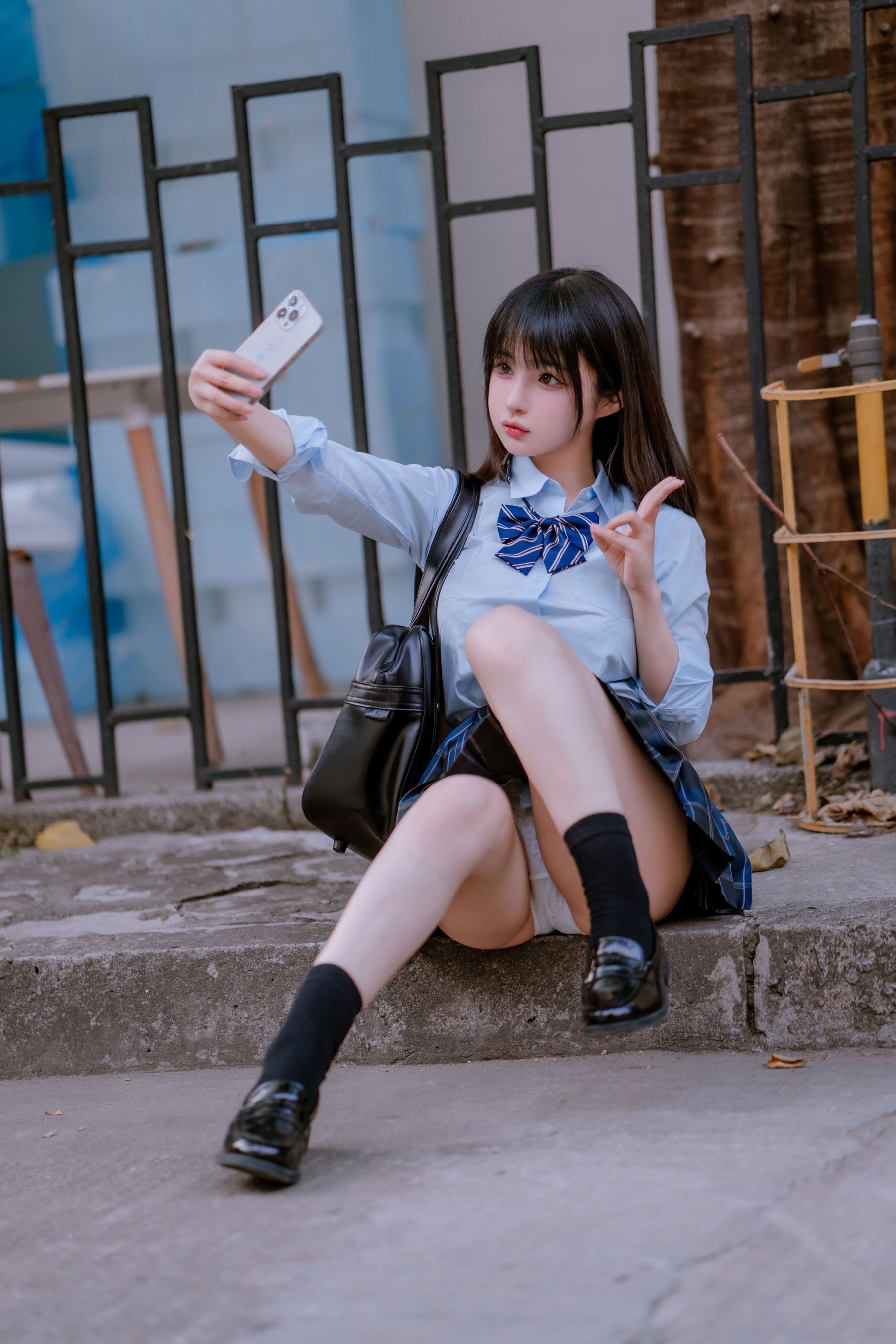 桜井宁宁 - JK之居家-图6