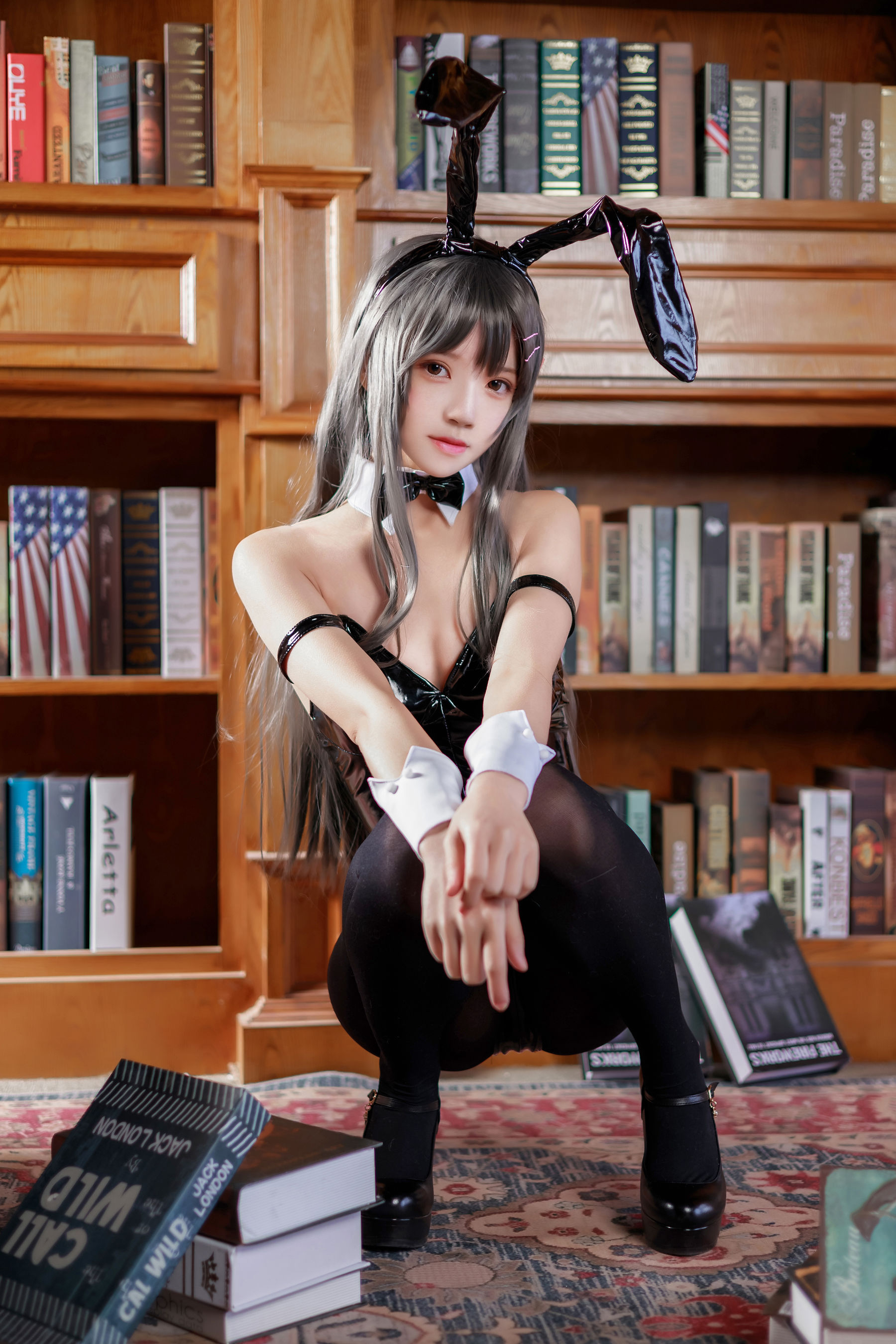 桜桃喵 - 樱岛麻衣兔女郎-图29