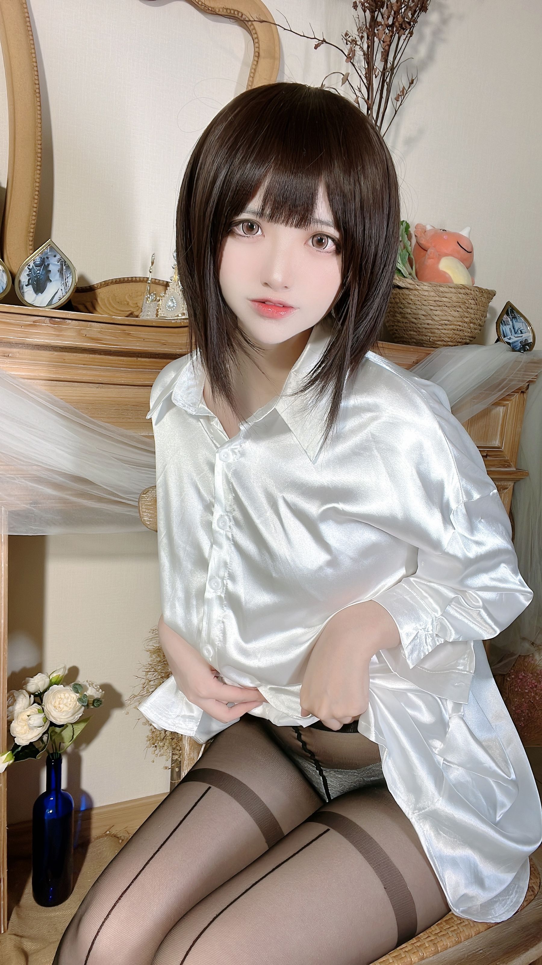 疯猫ss - 白衬衫少女-图60