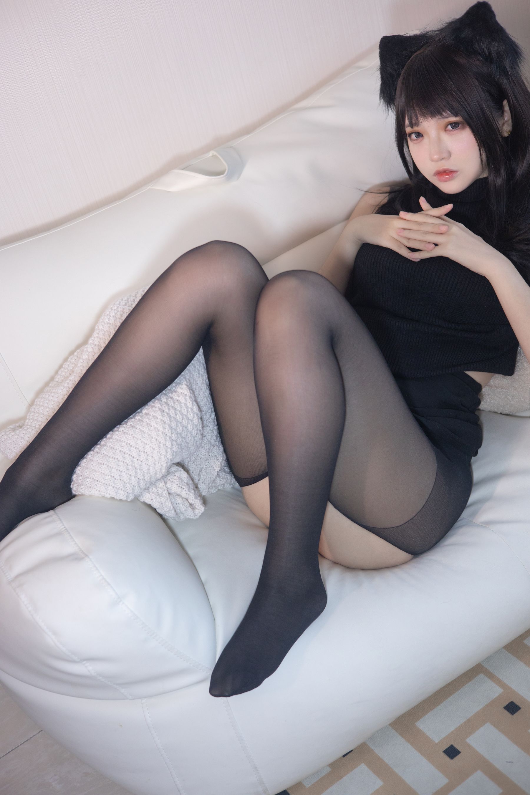 疯猫ss - 黑毛衣少女-图17