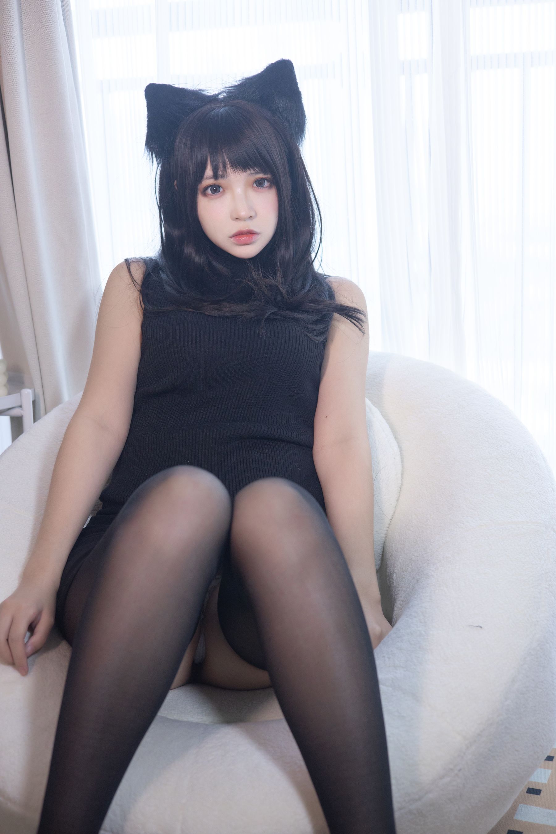 疯猫ss - 黑毛衣少女-图32