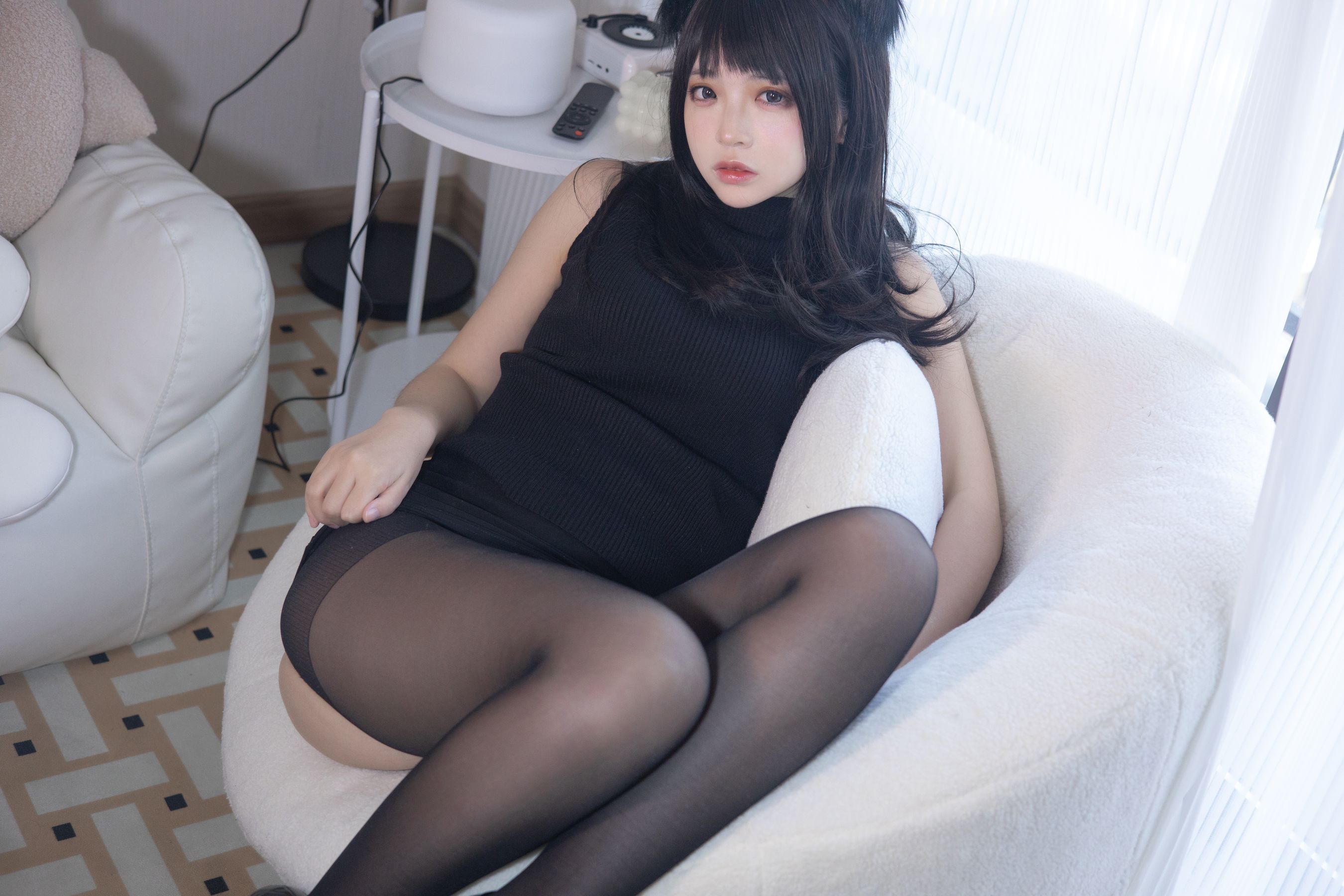 疯猫ss - 黑毛衣少女-图36