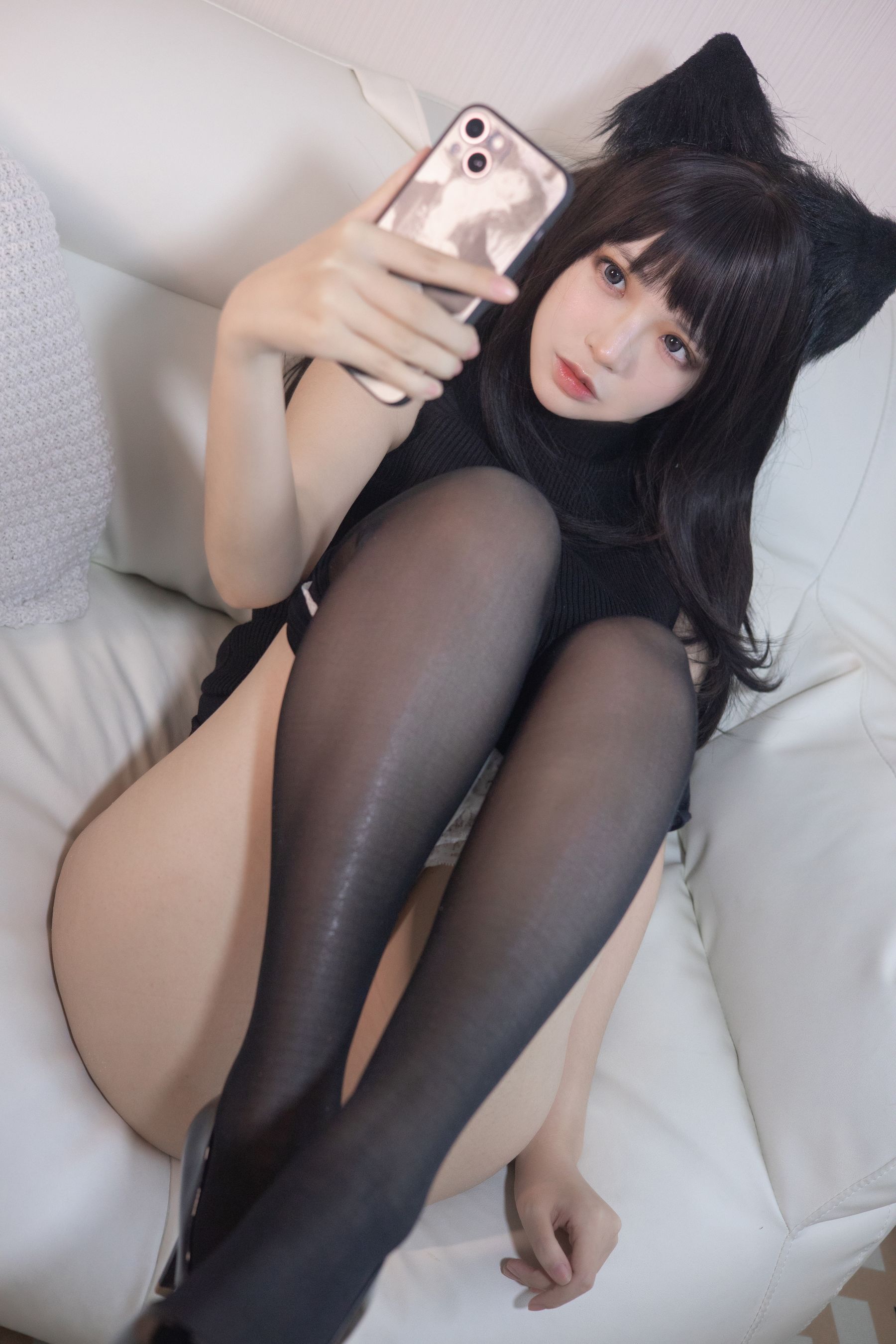 疯猫ss - 黑毛衣少女-图53