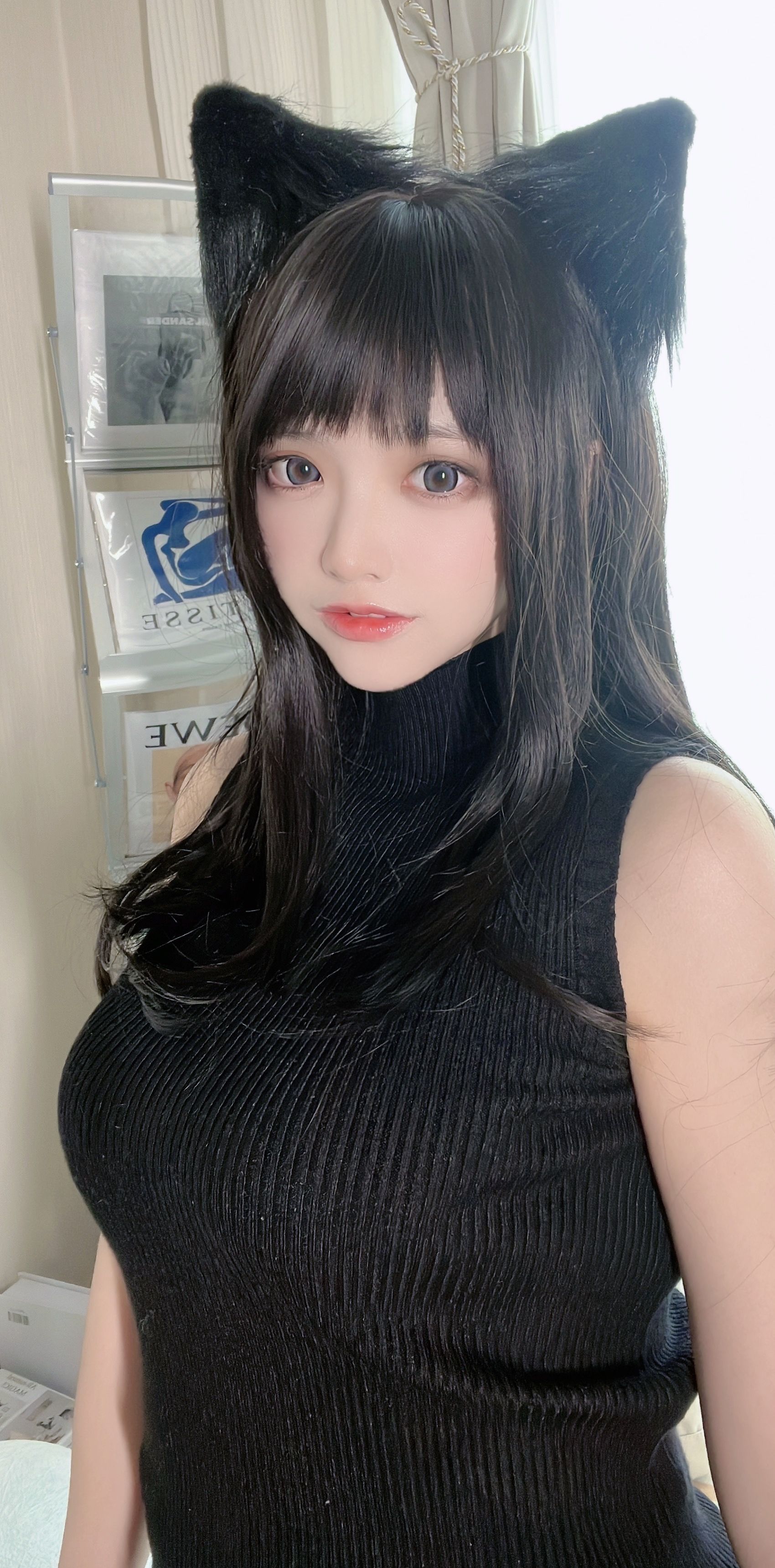 疯猫ss - 黑毛衣少女-图60