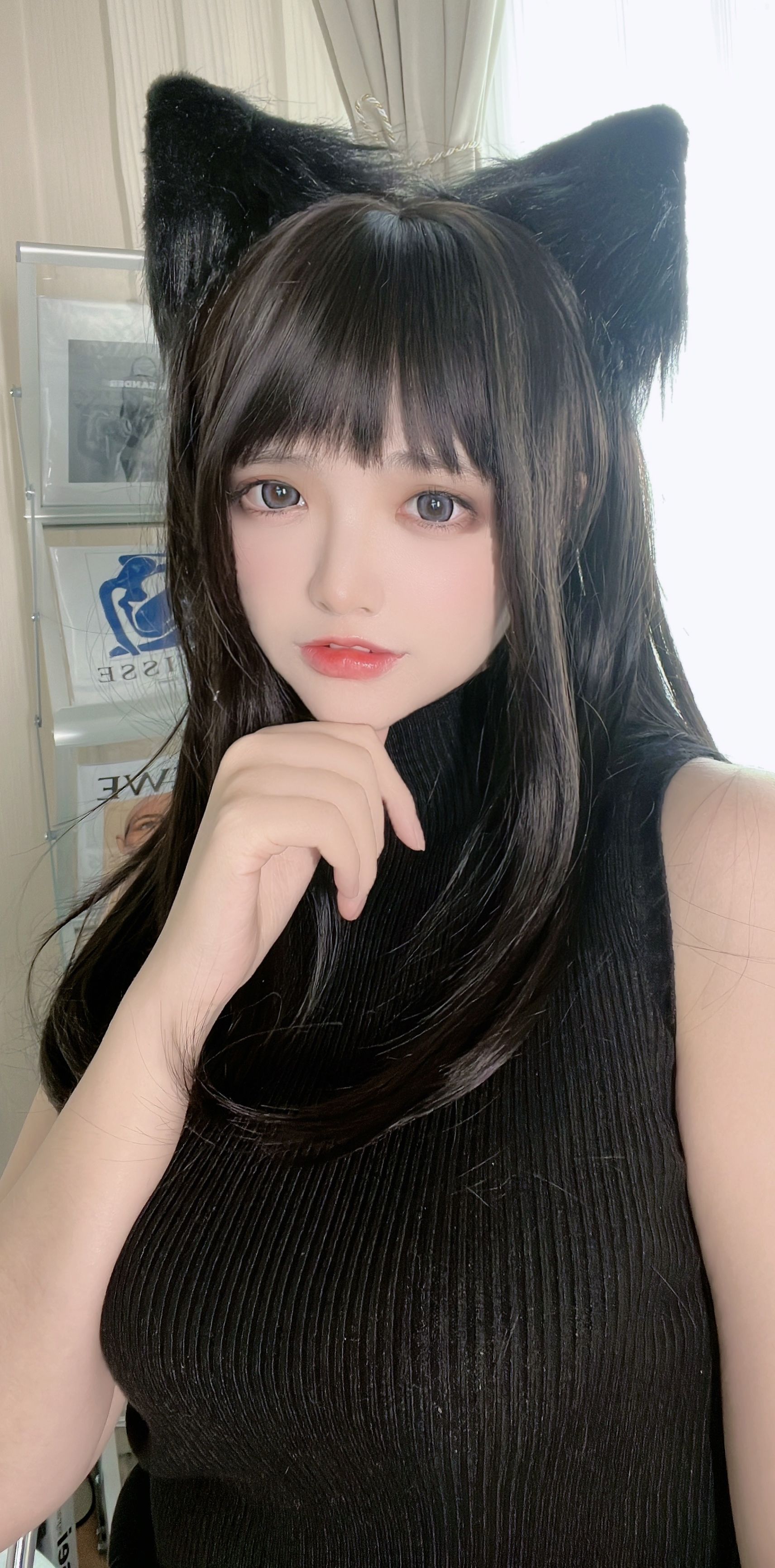 疯猫ss - 黑毛衣少女-图61