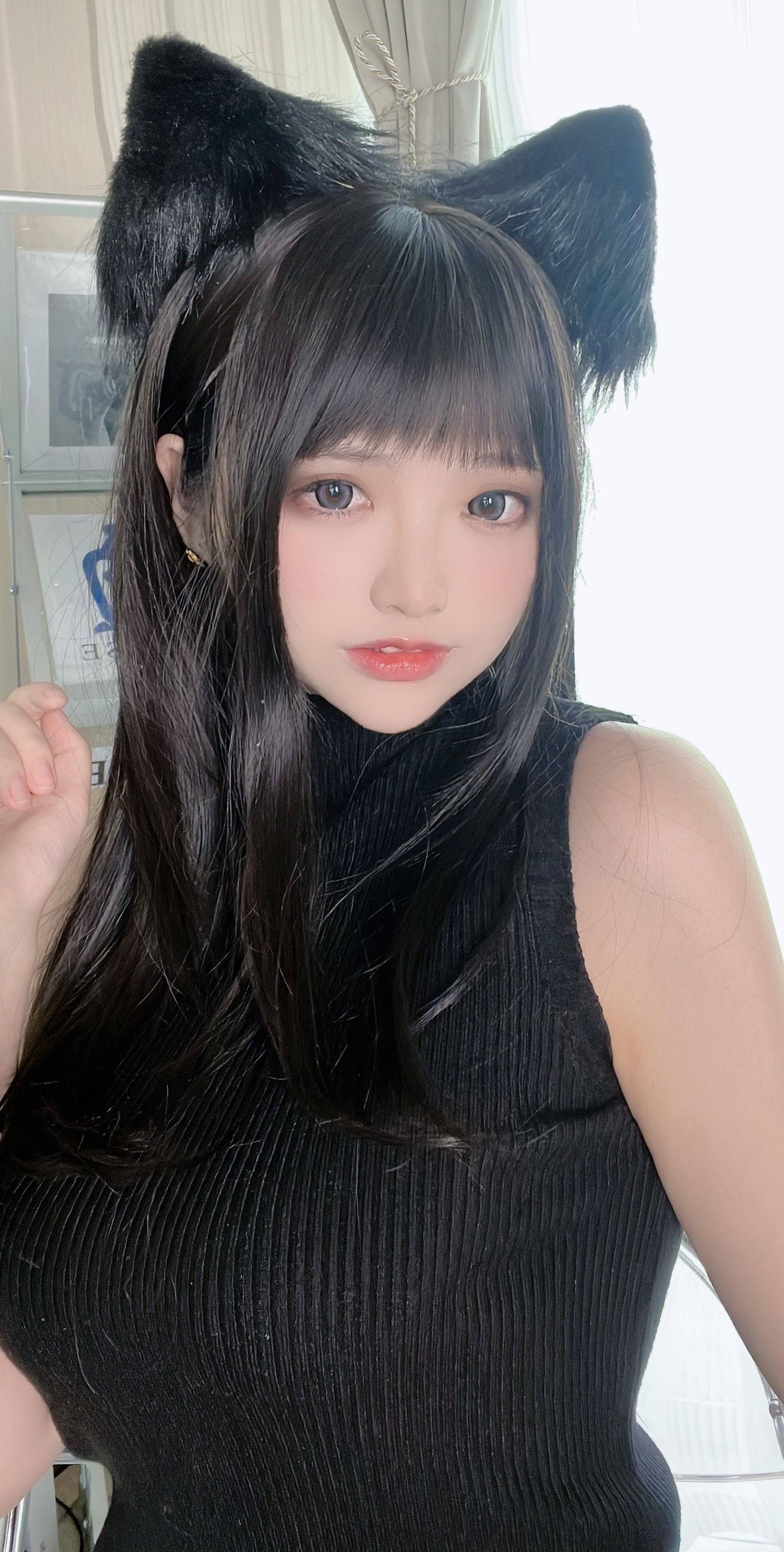 疯猫ss - 黑毛衣少女-图63