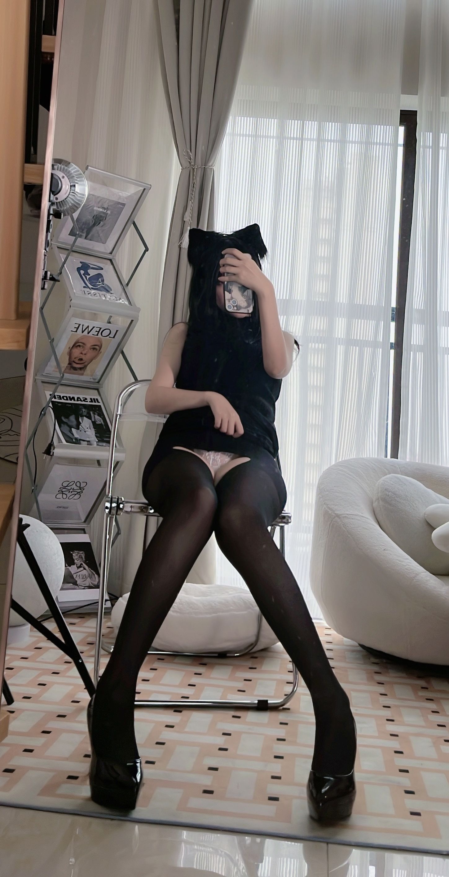 疯猫ss - 黑毛衣少女-图64