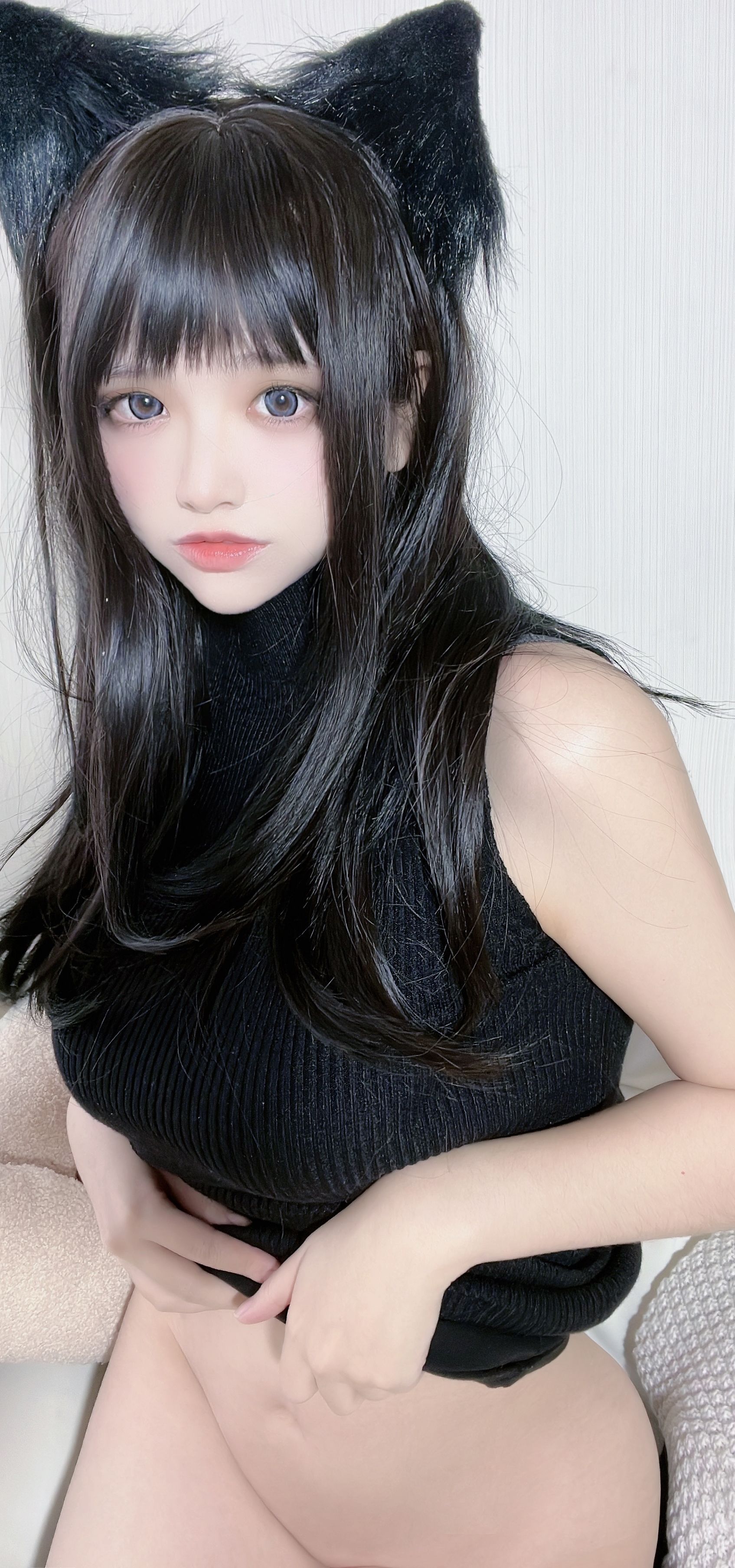 疯猫ss - 黑毛衣少女-图74