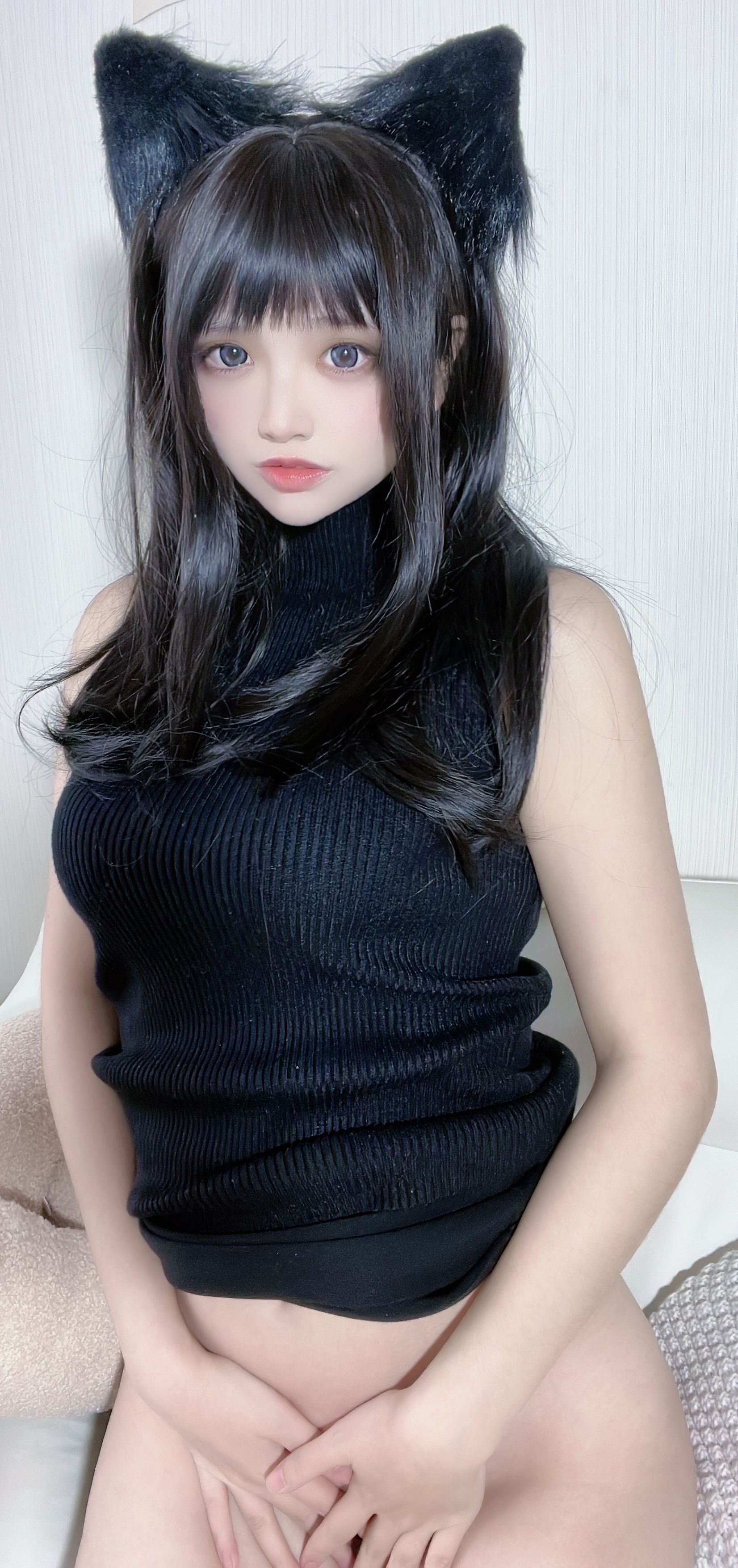 疯猫ss - 黑毛衣少女-图75