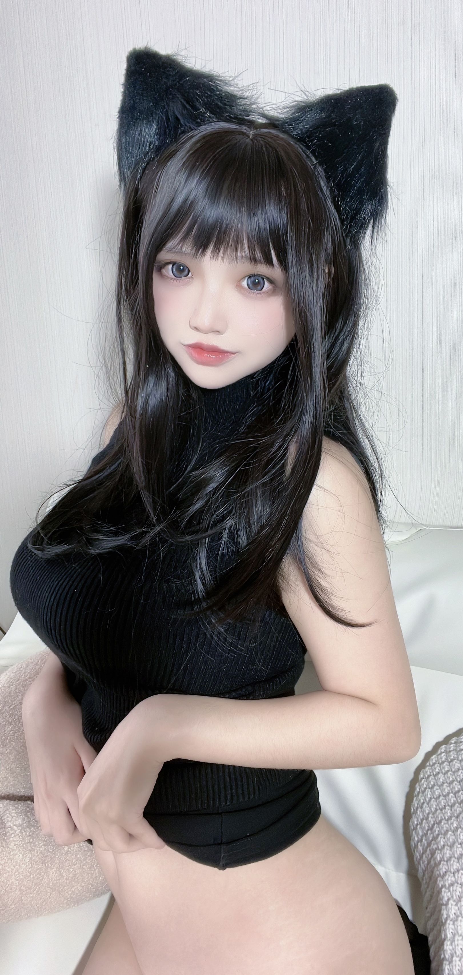 疯猫ss - 黑毛衣少女-图76