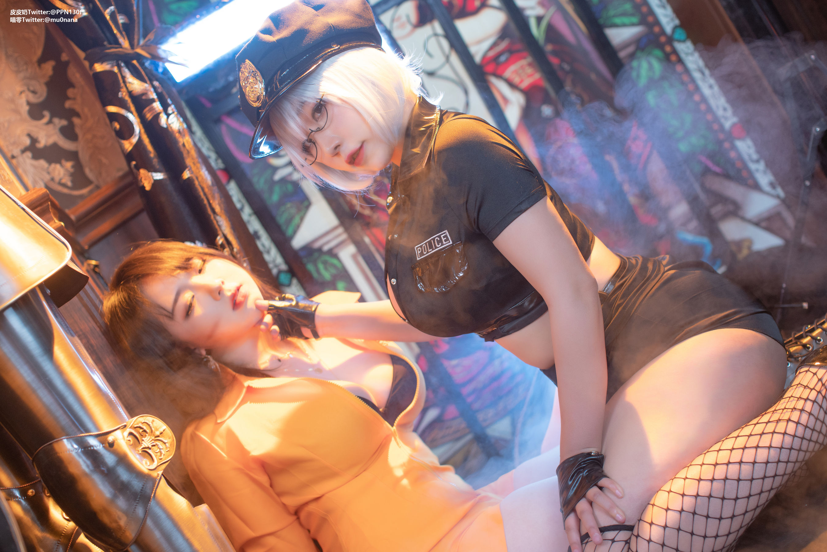 皮皮奶可可爱了啦&喵零 - 匪警-图11