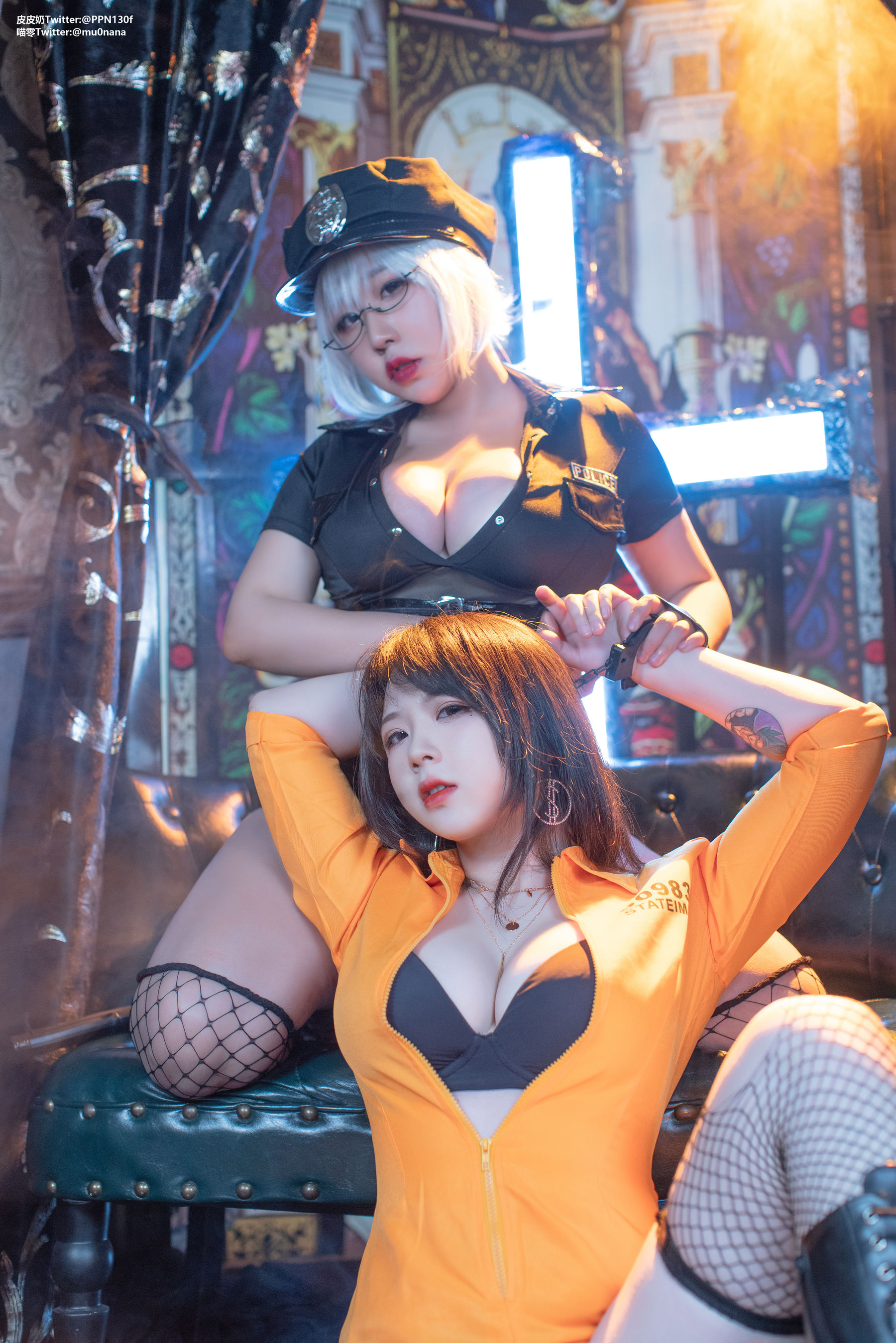 皮皮奶可可爱了啦&喵零 - 匪警-图25