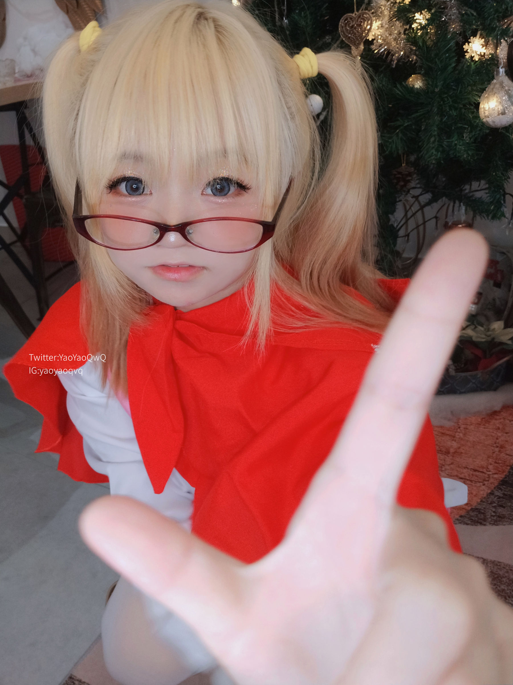 萌妹子Coser摇摇乐yoyo fantia 12月会员合集 女仆系列-图39