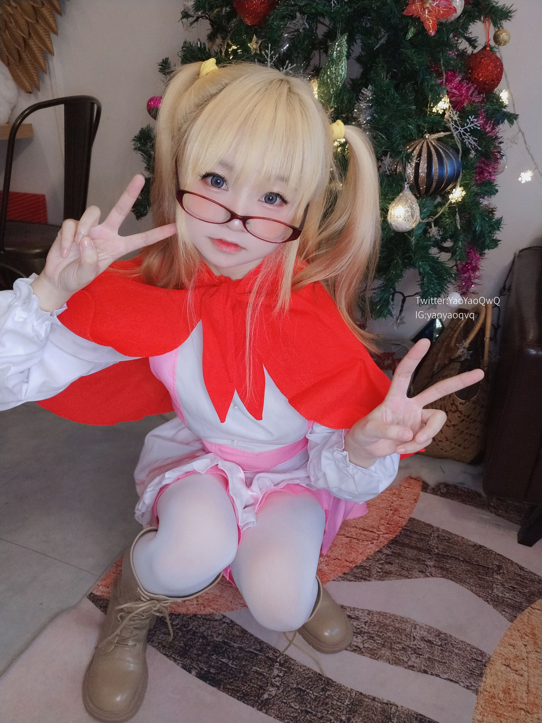 萌妹子Coser摇摇乐yoyo fantia 12月会员合集 女仆系列-图4