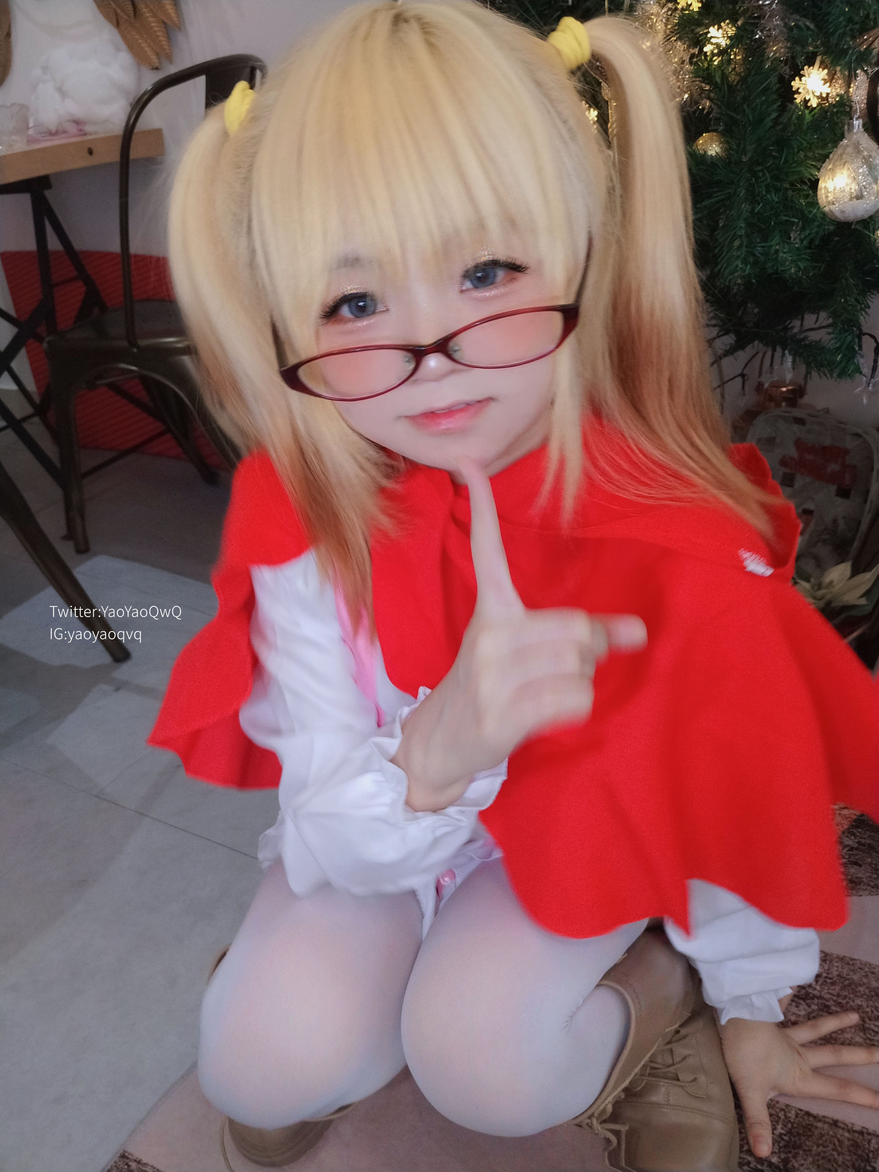 萌妹子Coser摇摇乐yoyo fantia 12月会员合集 女仆系列-图61