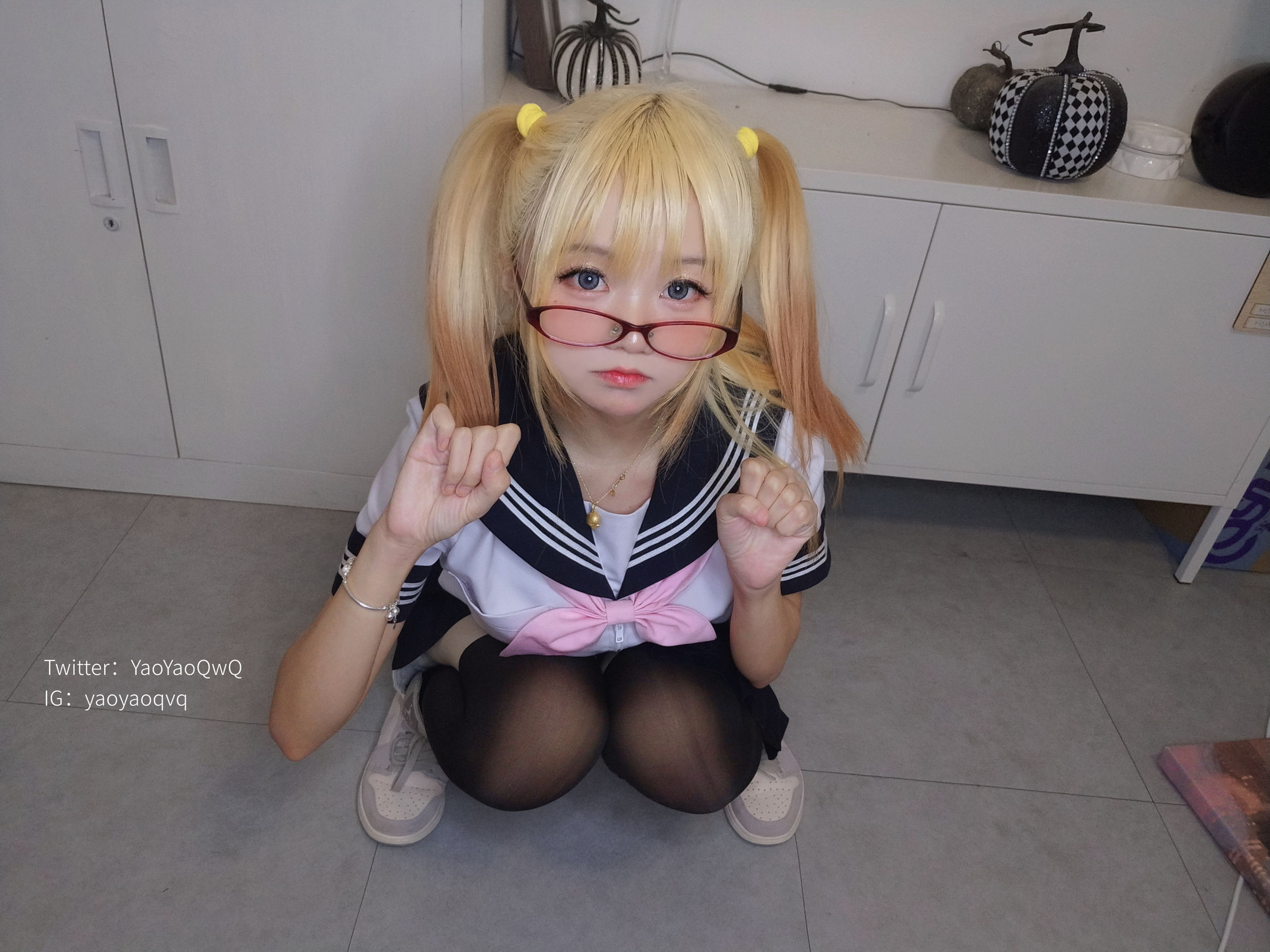 萌妹子Coser摇摇乐yoyo fantia 22年1月会员合集 Jk系列-图25