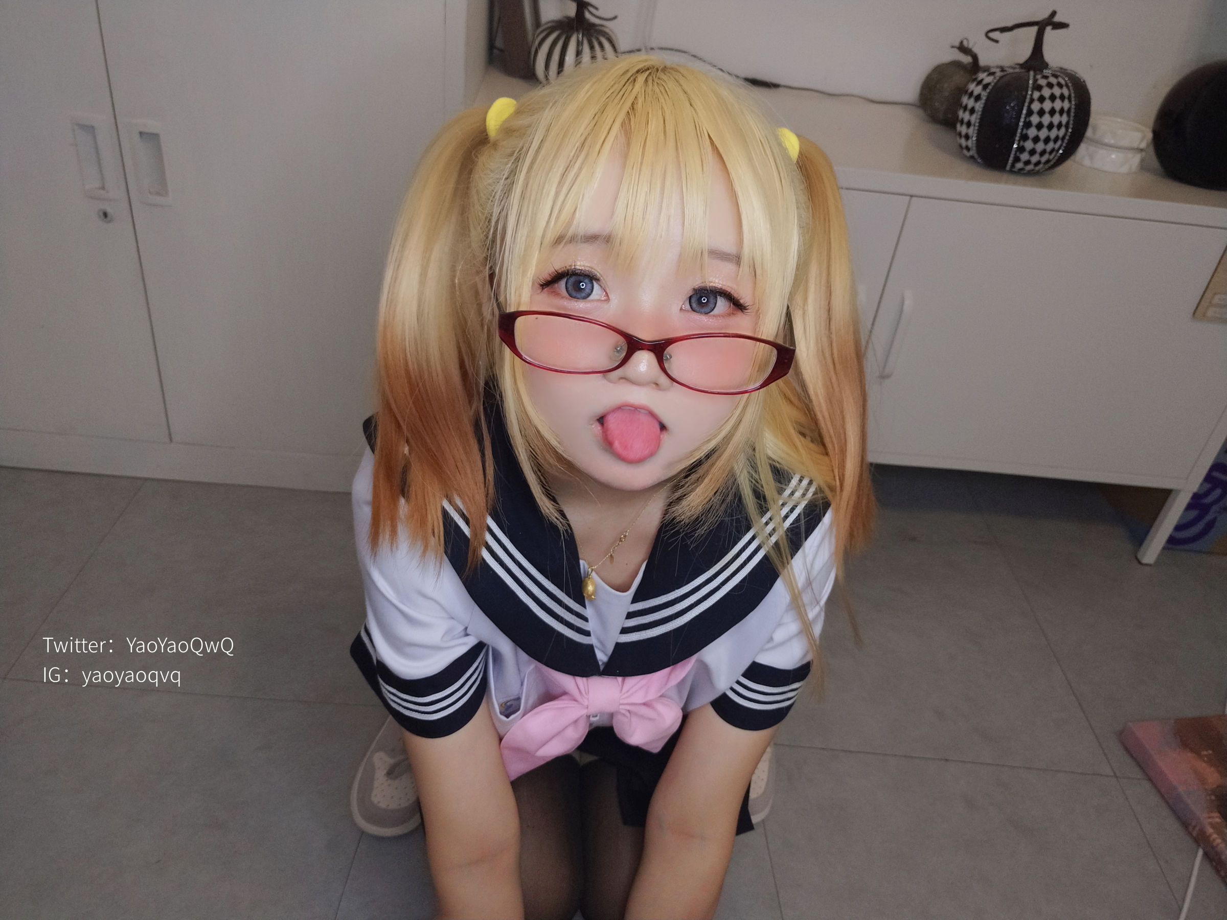 萌妹子Coser摇摇乐yoyo fantia 22年1月会员合集 Jk系列-图30