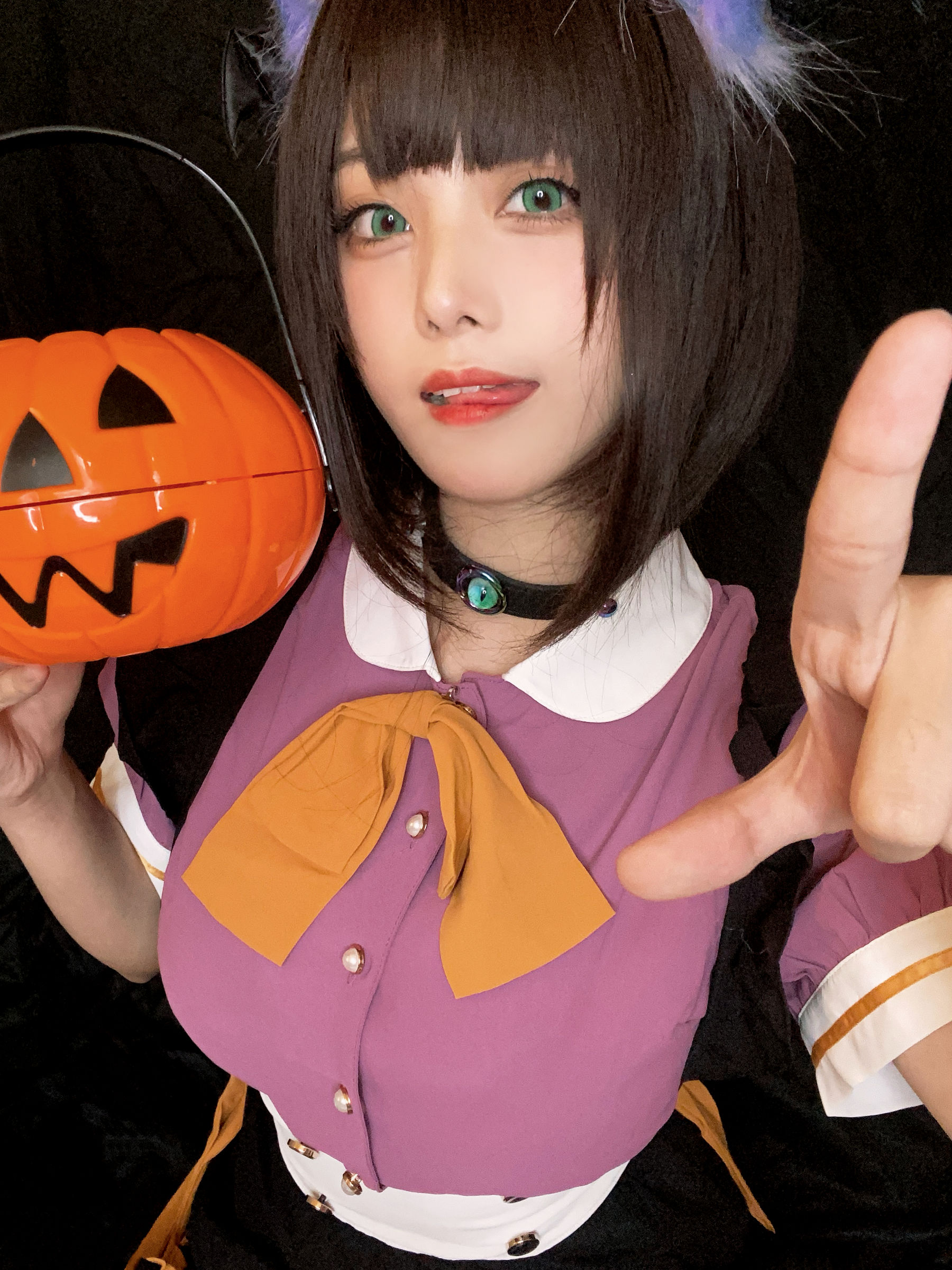 萌系小姐姐蜜汁猫裘 - 万圣节-图17