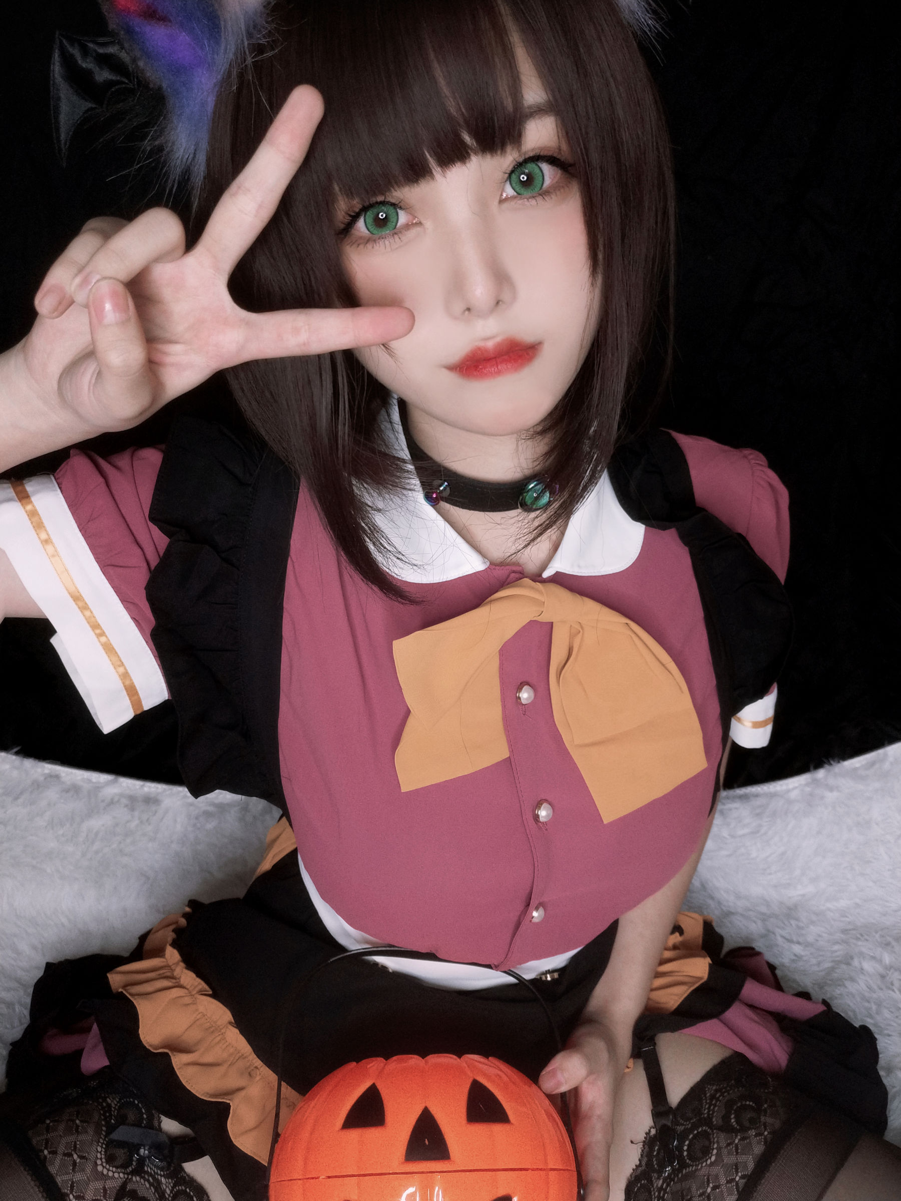 萌系小姐姐蜜汁猫裘 - 万圣节-图1