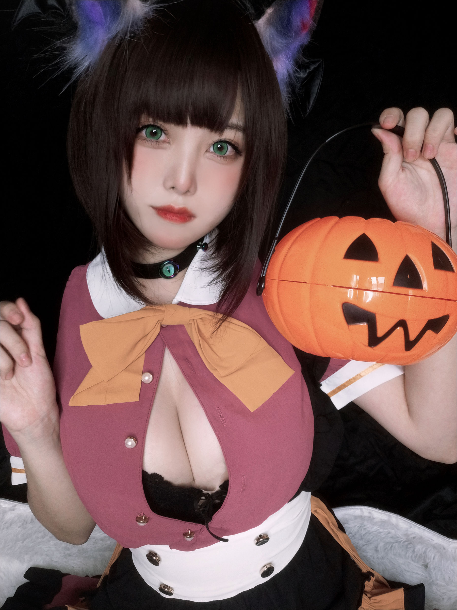 萌系小姐姐蜜汁猫裘 - 万圣节-图3