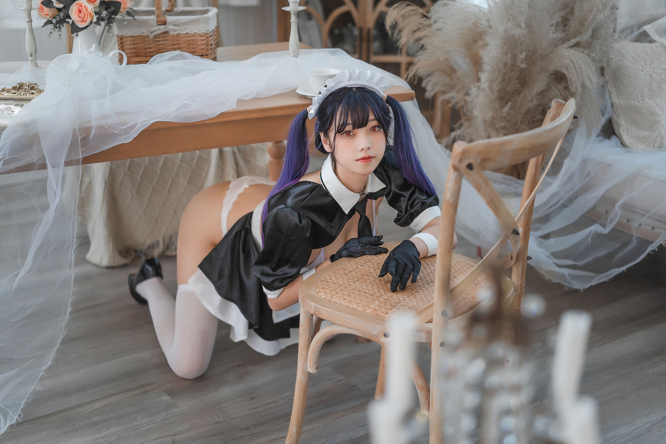 萌系小姐姐蜜汁猫裘 - 女仆-图30