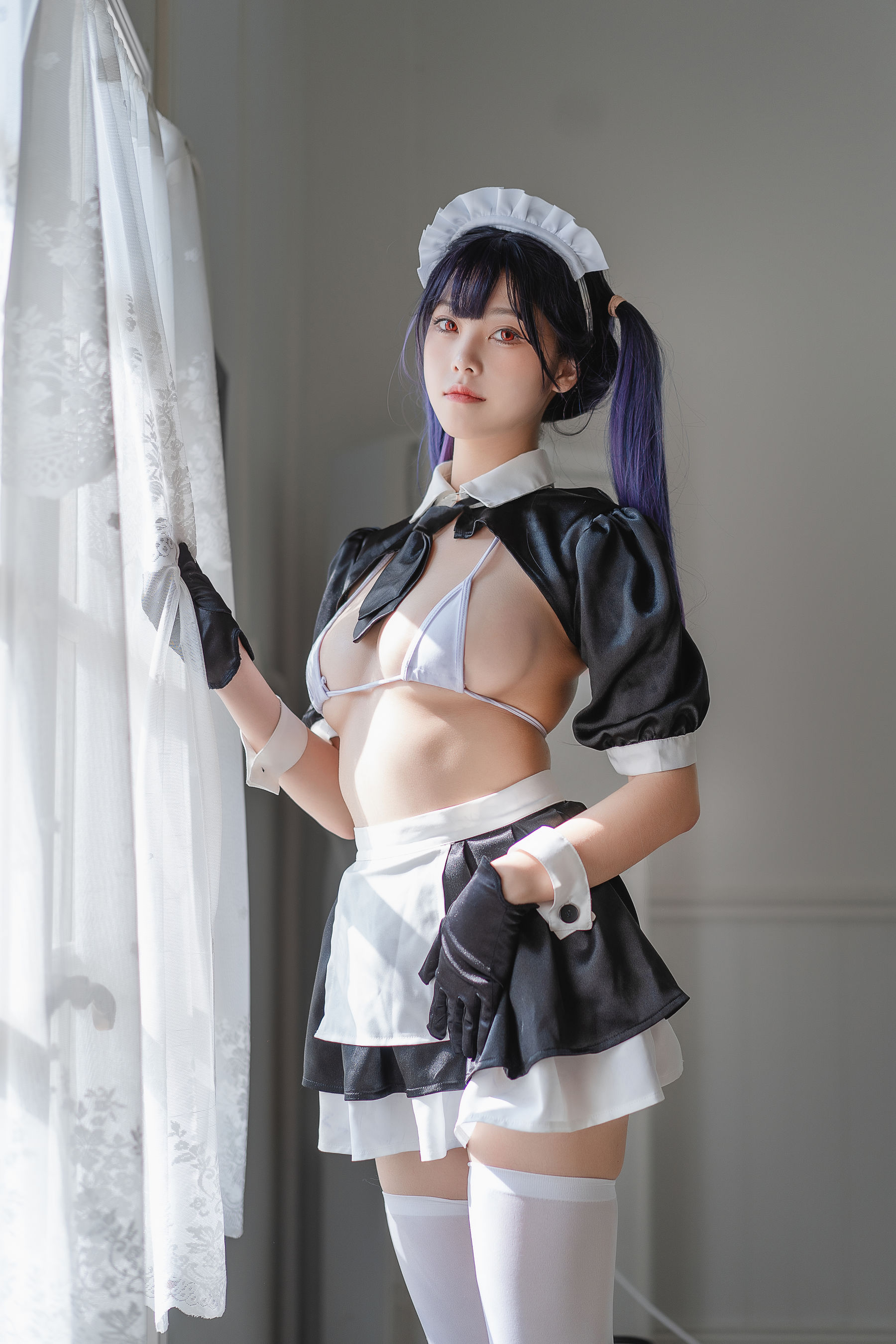 萌系小姐姐蜜汁猫裘 - 女仆-图35