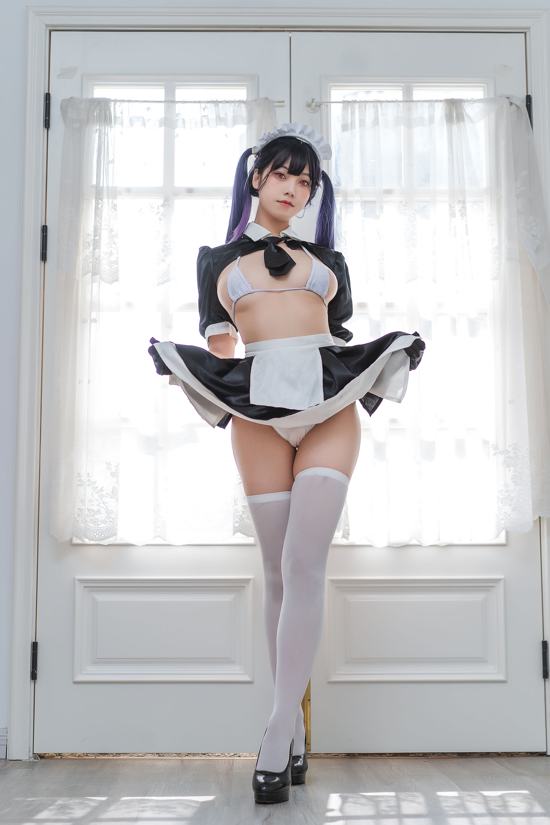 萌系小姐姐蜜汁猫裘 - 女仆-图36