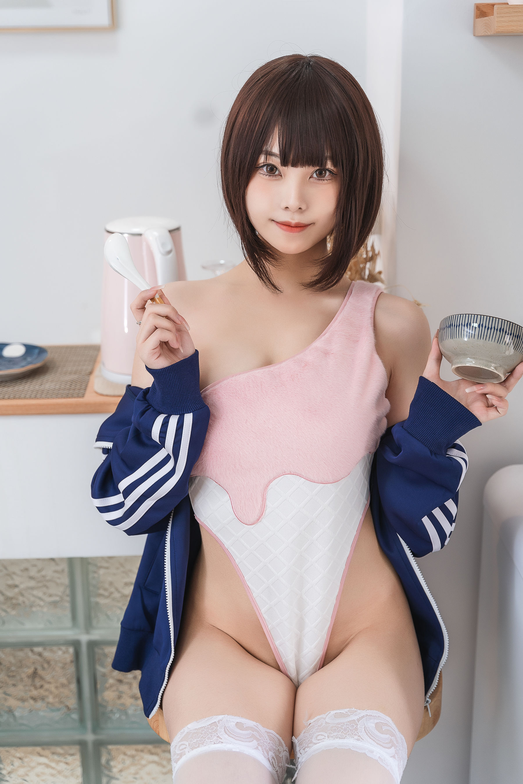 萌系小姐姐蜜汁猫裘 - 草莓圣代-图41