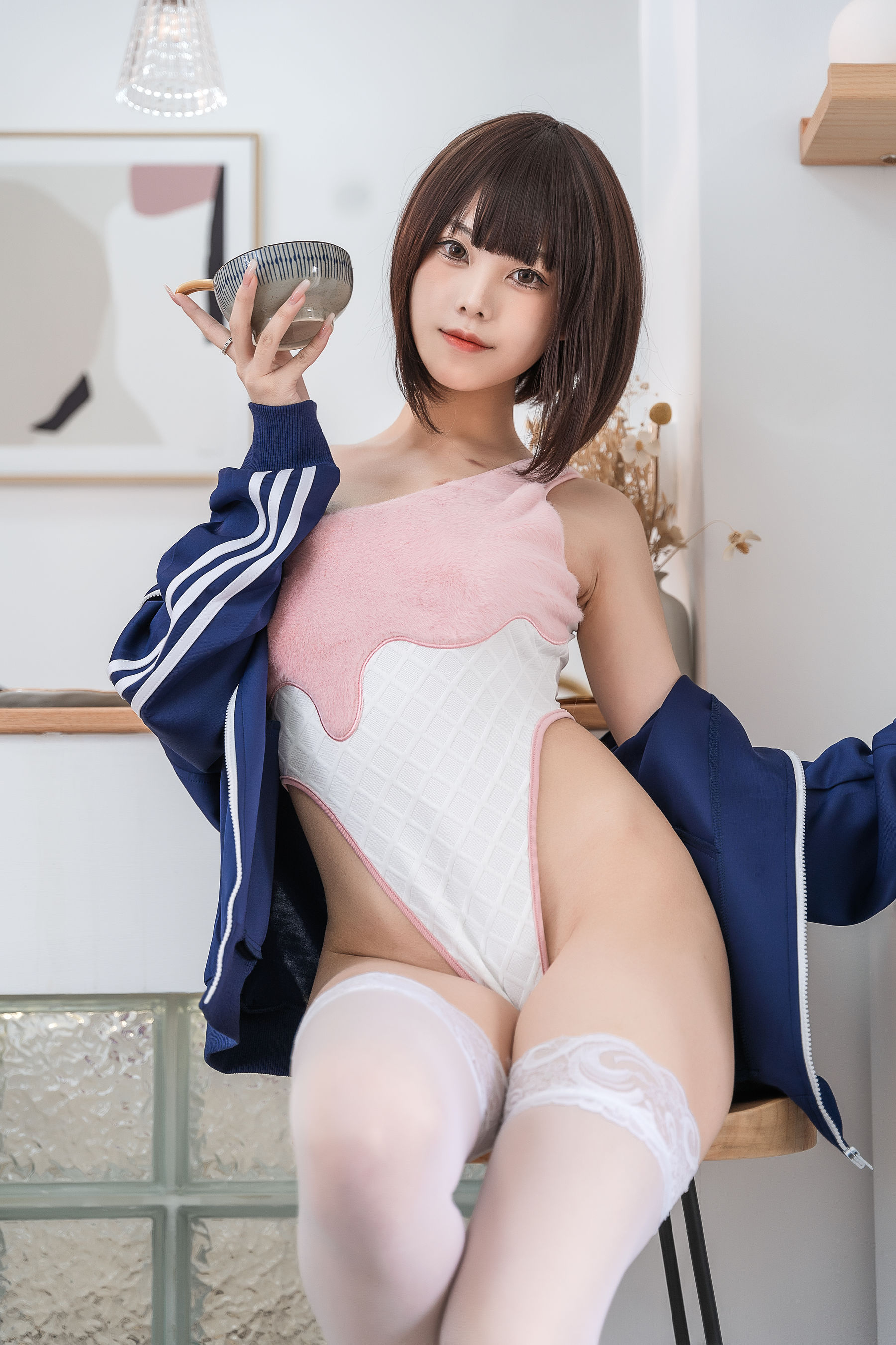 萌系小姐姐蜜汁猫裘 - 草莓圣代-图42