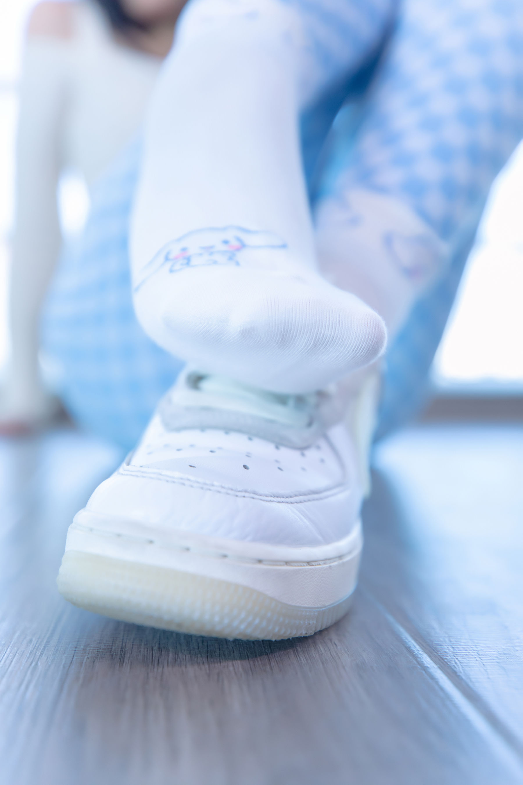 萝莉神楽板真冬 - 蓝白格-图40