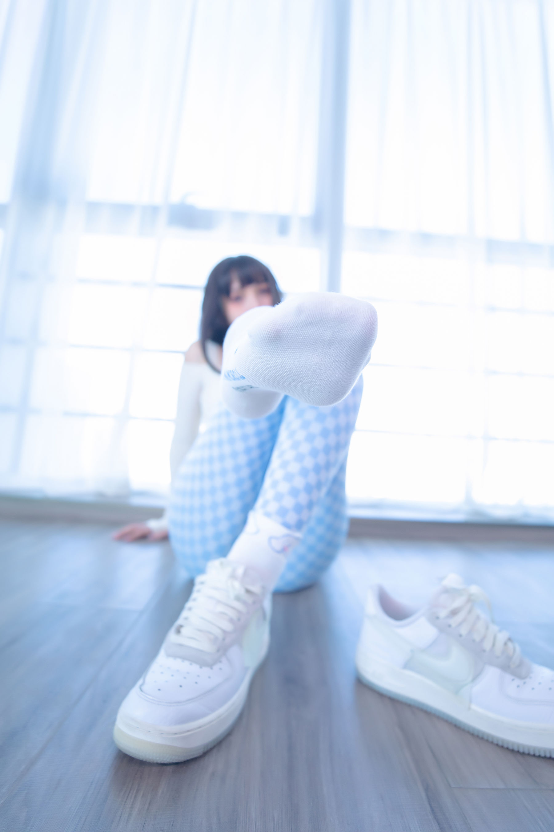 萝莉神楽板真冬 - 蓝白格-图42