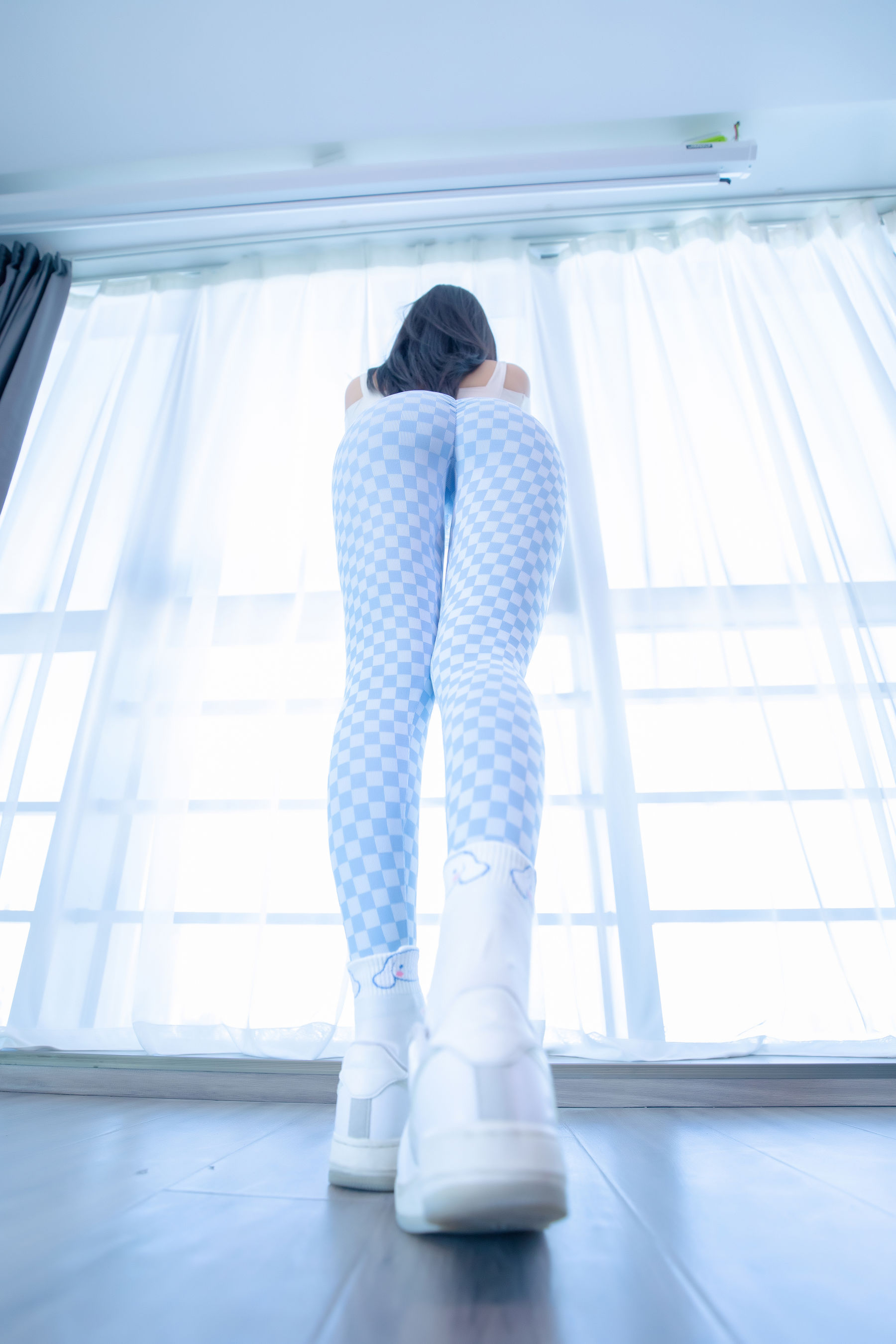 萝莉神楽板真冬 - 蓝白格-图62