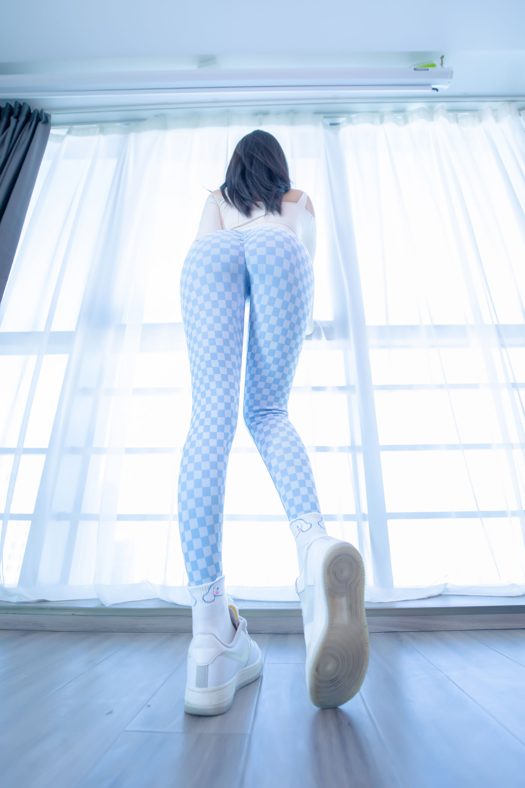 萝莉神楽板真冬 - 蓝白格-图67