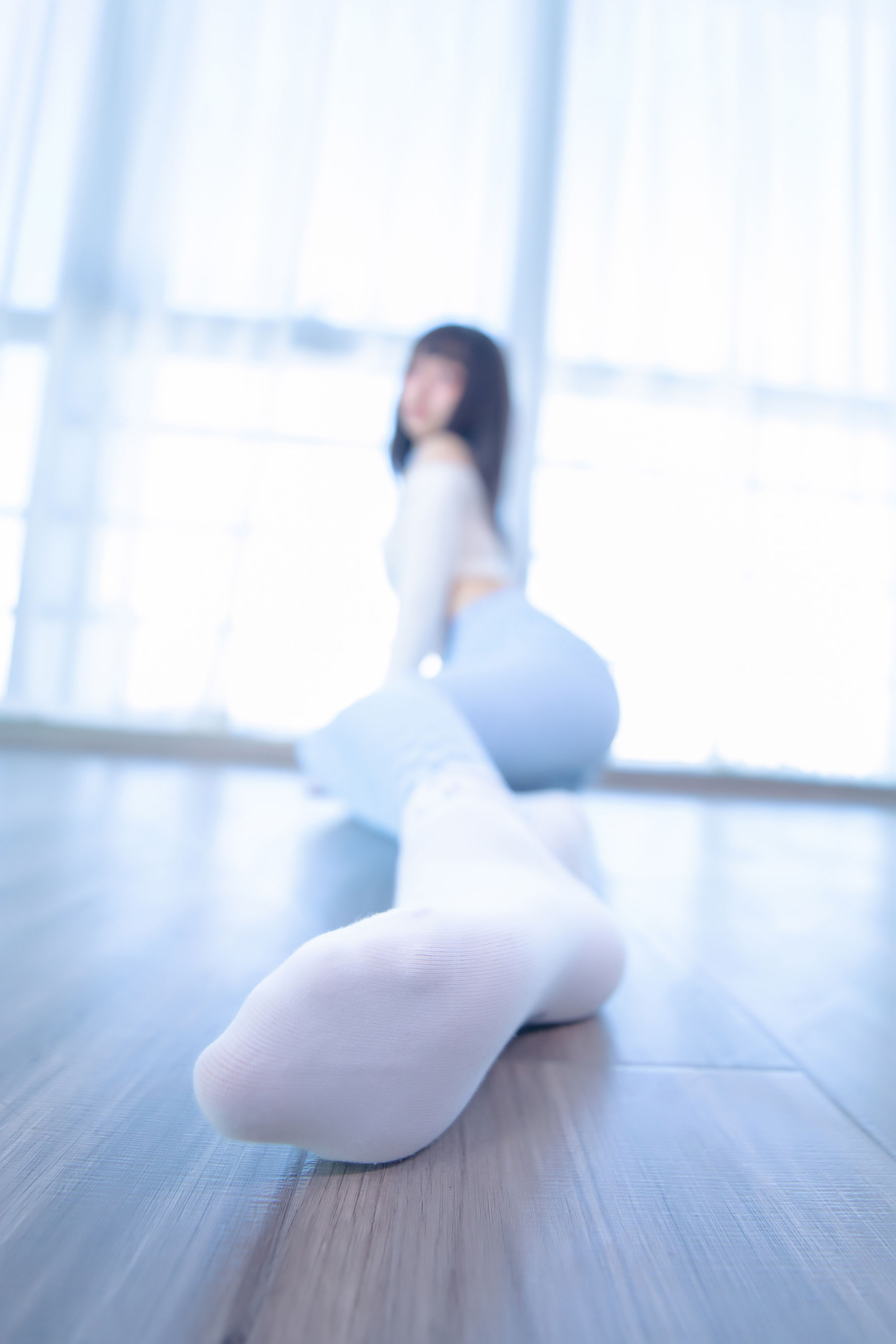 萝莉神楽板真冬 - 蓝白格-图8