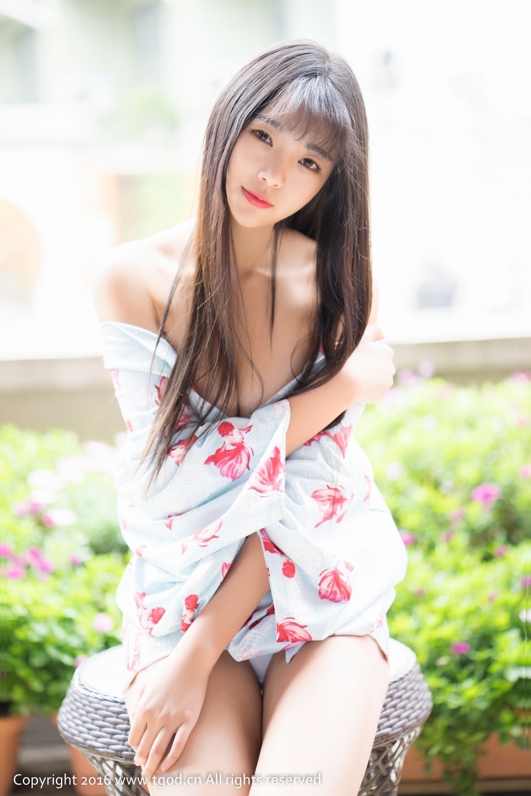 可乐Vicky《大理旅拍》清新和服+性感内衣-图15