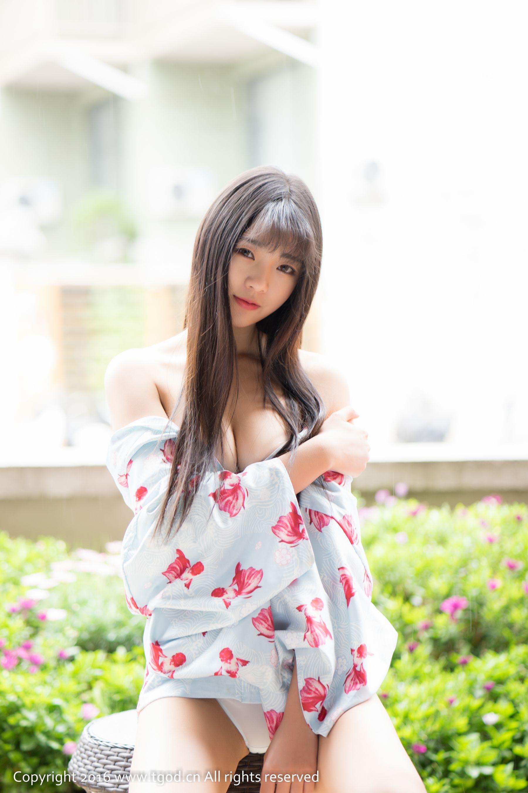 可乐Vicky《大理旅拍》清新和服+性感内衣-图16